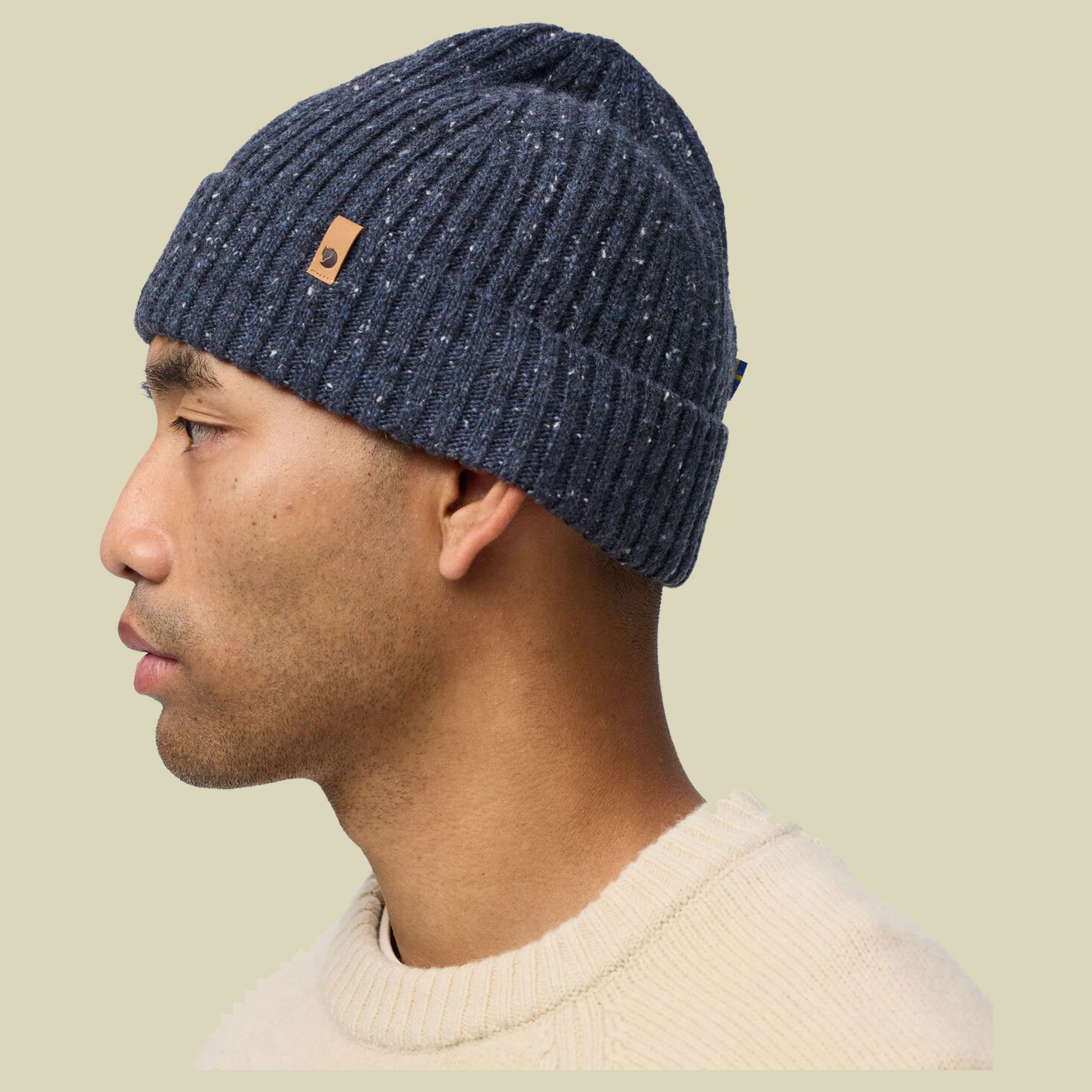 Övik Neps Beanie one size blau - dark navy