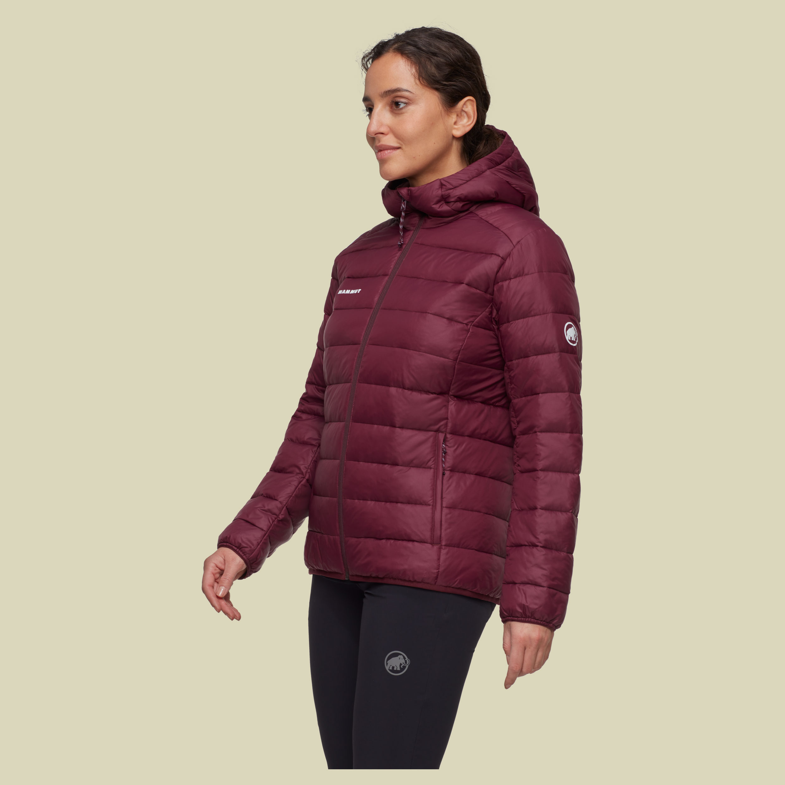 Crag IN Hooded Jacket Women XL rot - vin