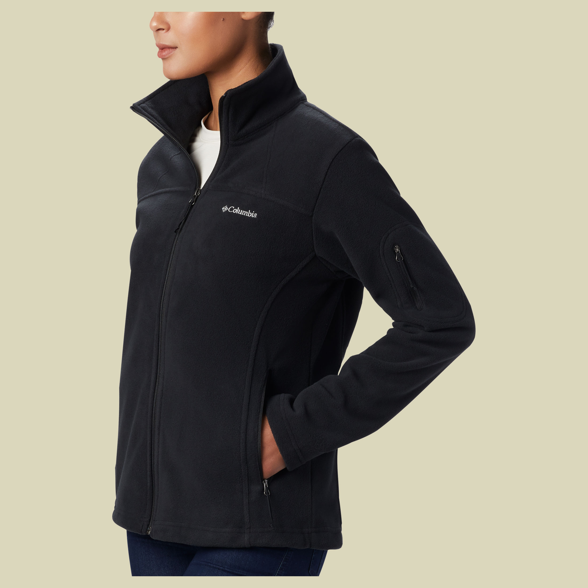 Fast Trek II Full Zip Fleece Women Größe L Farbe black