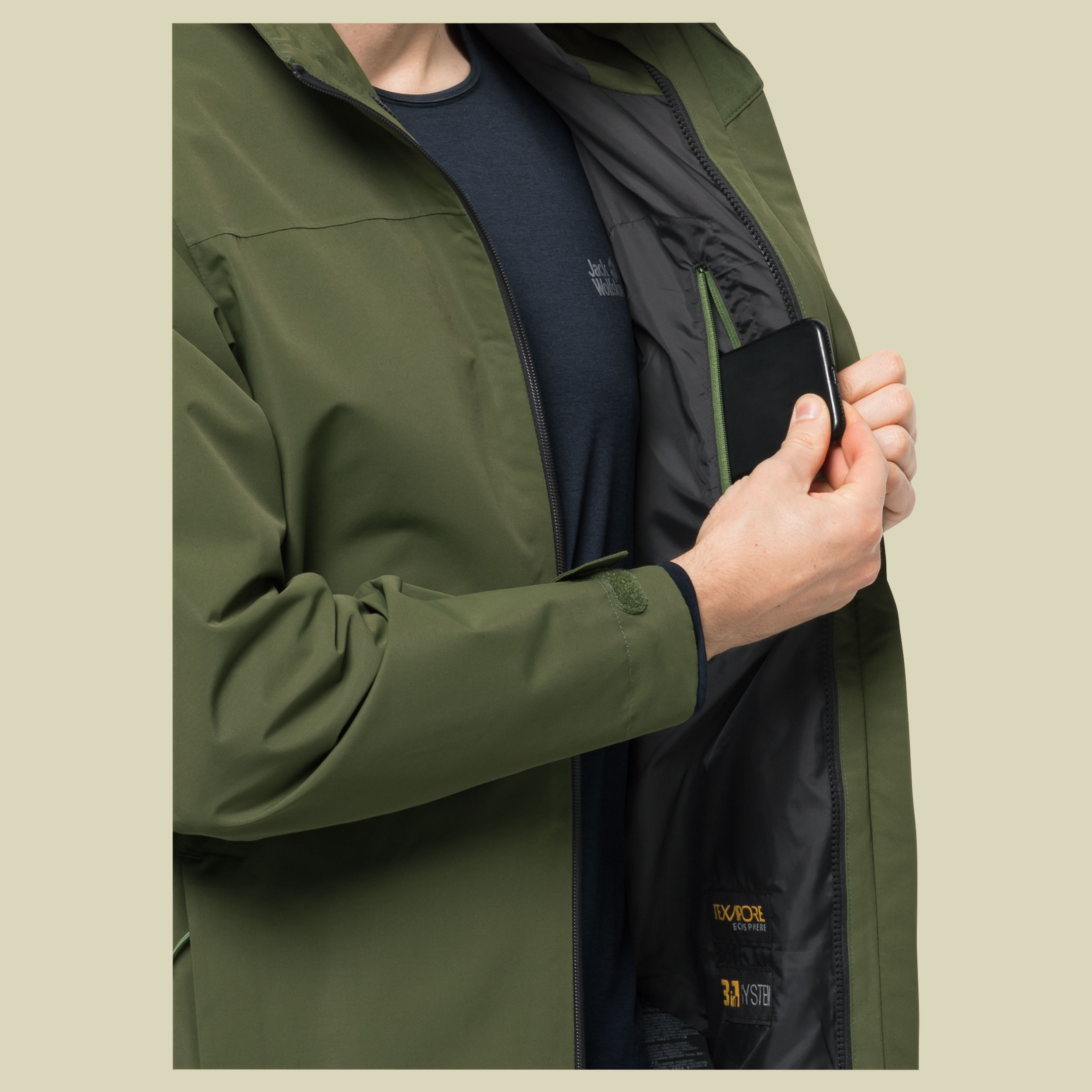 Besler 2L Jacket Men Größe XL Farbe greenwood