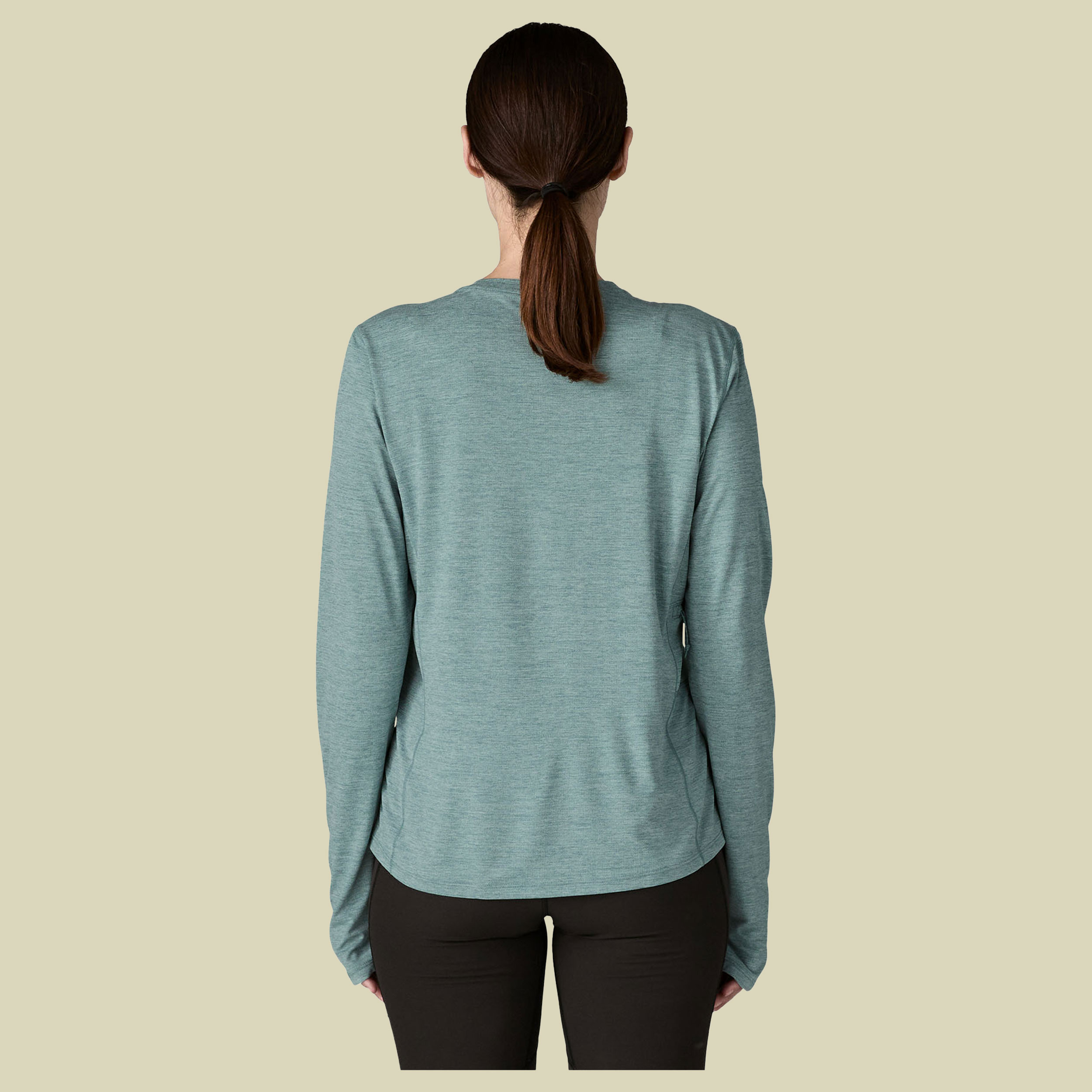 L/S Cap Cool Sun Shirt Women XL blau - thermal blue-thin ice x-dye