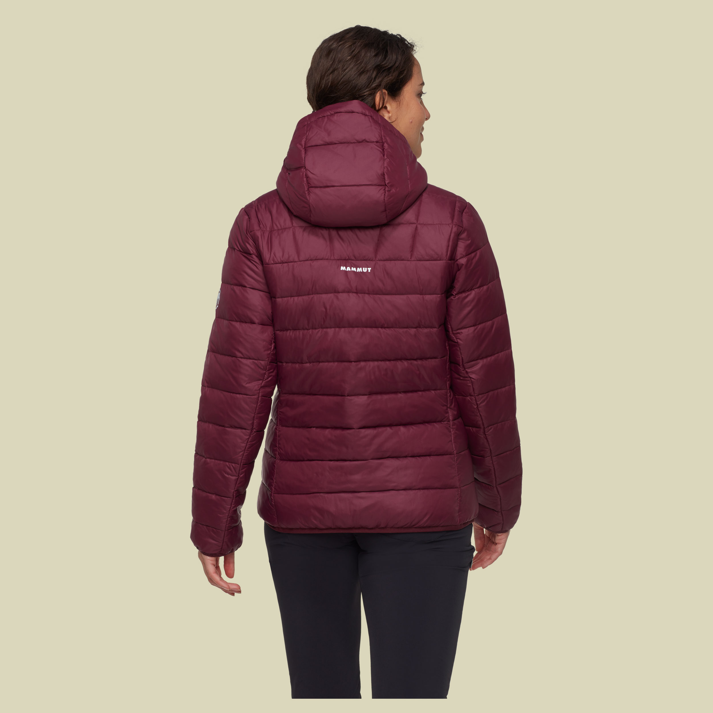 Crag IN Hooded Jacket Women XL rot - vin