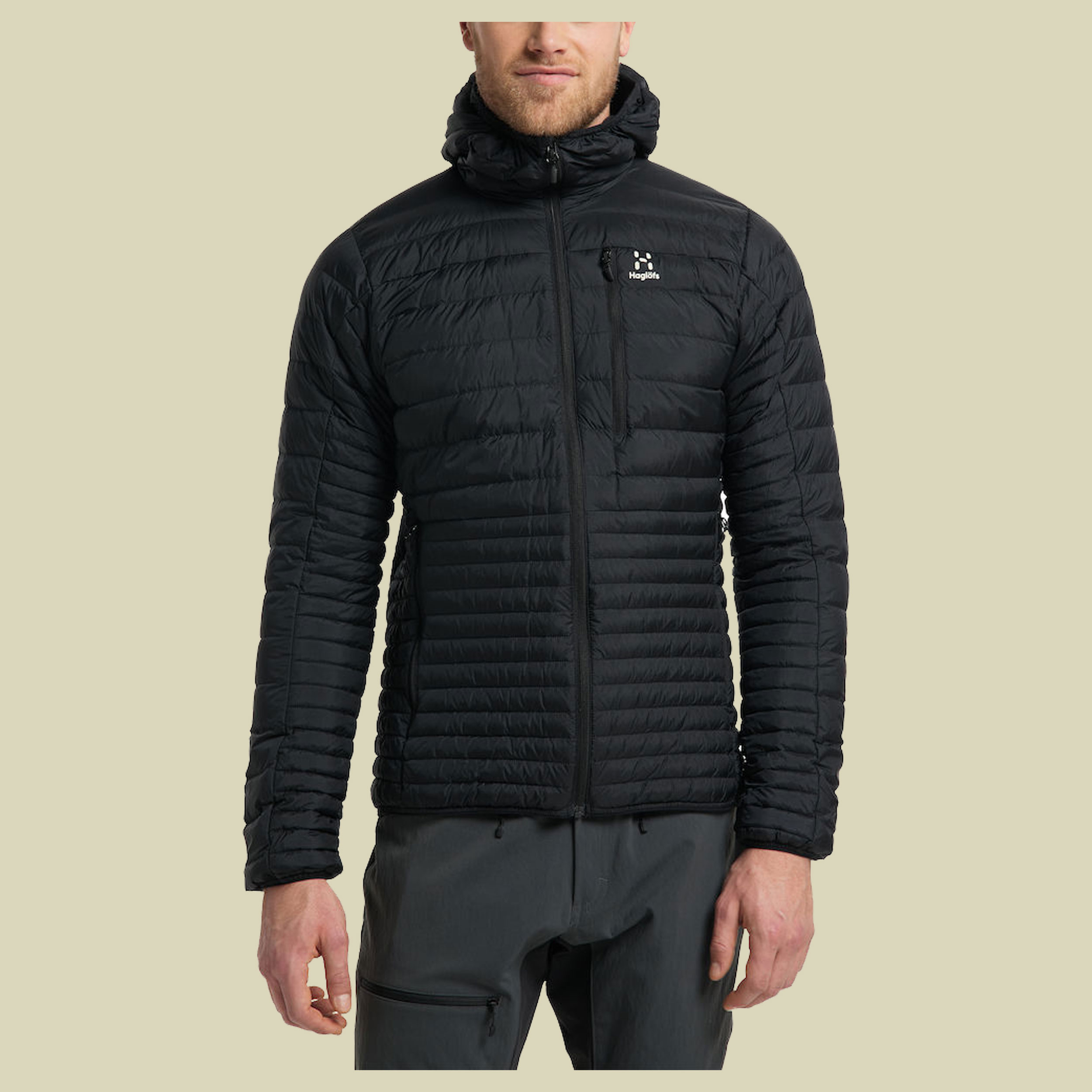 Micro Nordic Down Hood Men Größe M  Farbe true black