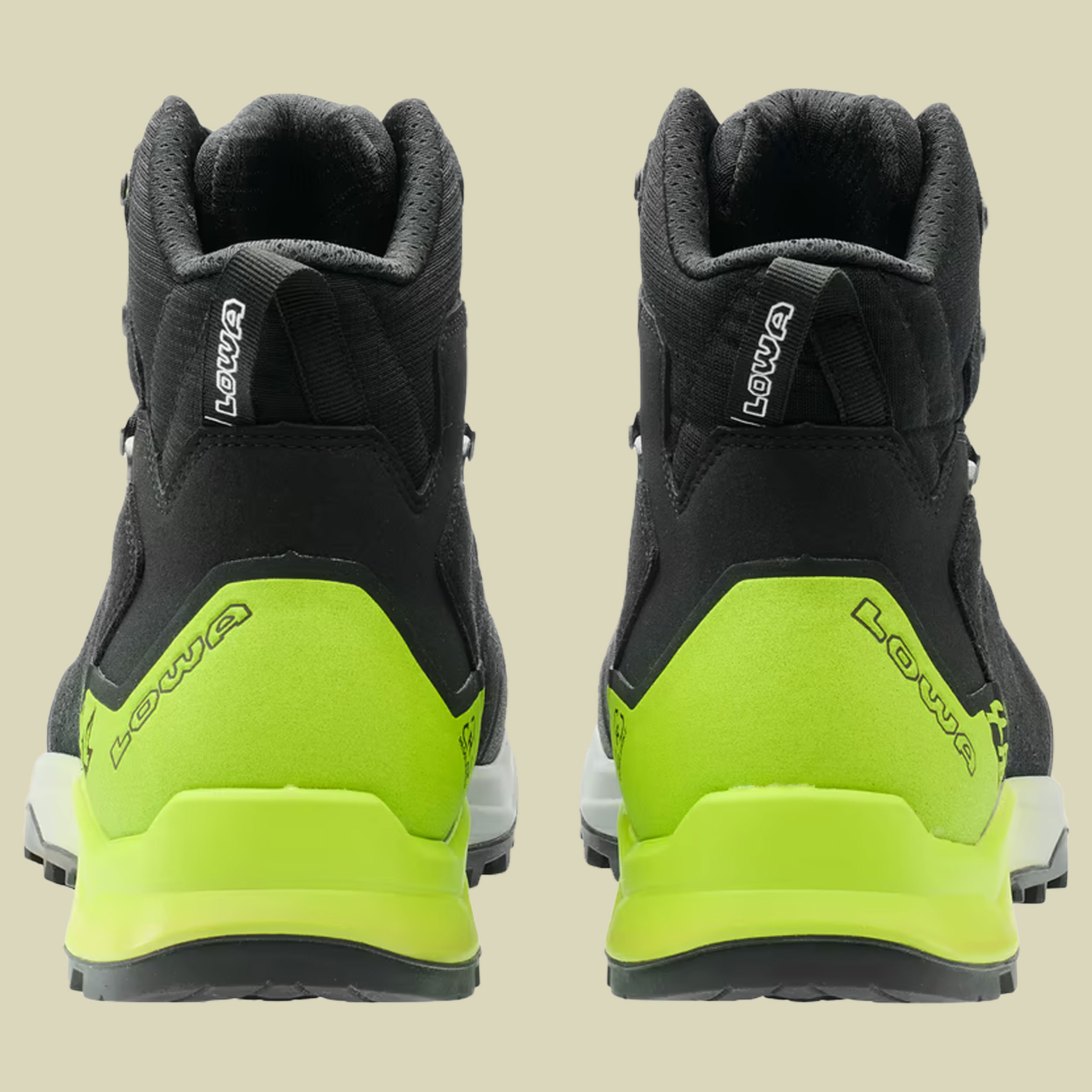 Explorer GTX Mid Men UK 9 schwarz - schwarz/limone