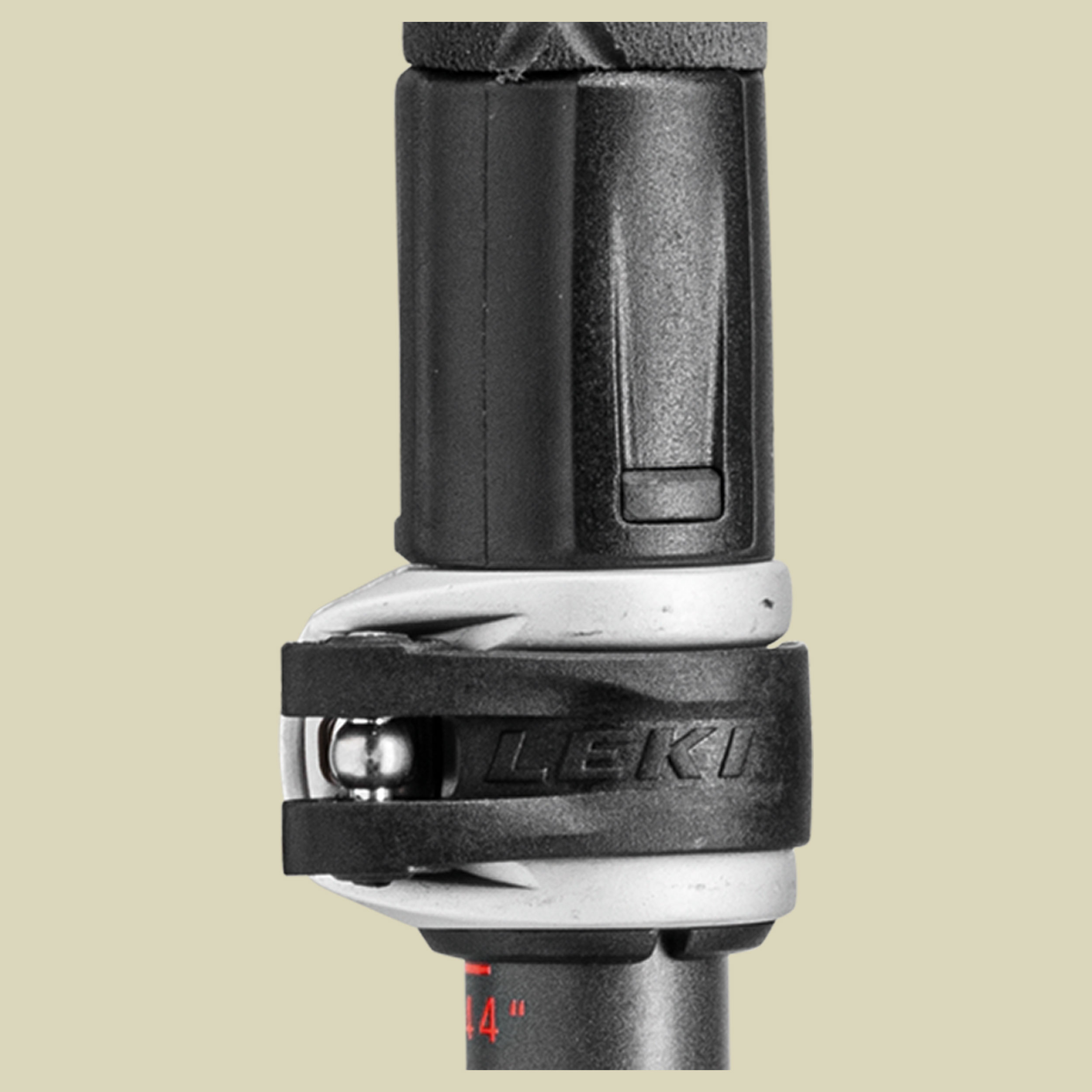 Makalu FX Carbon AS Länge 110 - 130 cm Farbe light anthracite - bright red - black