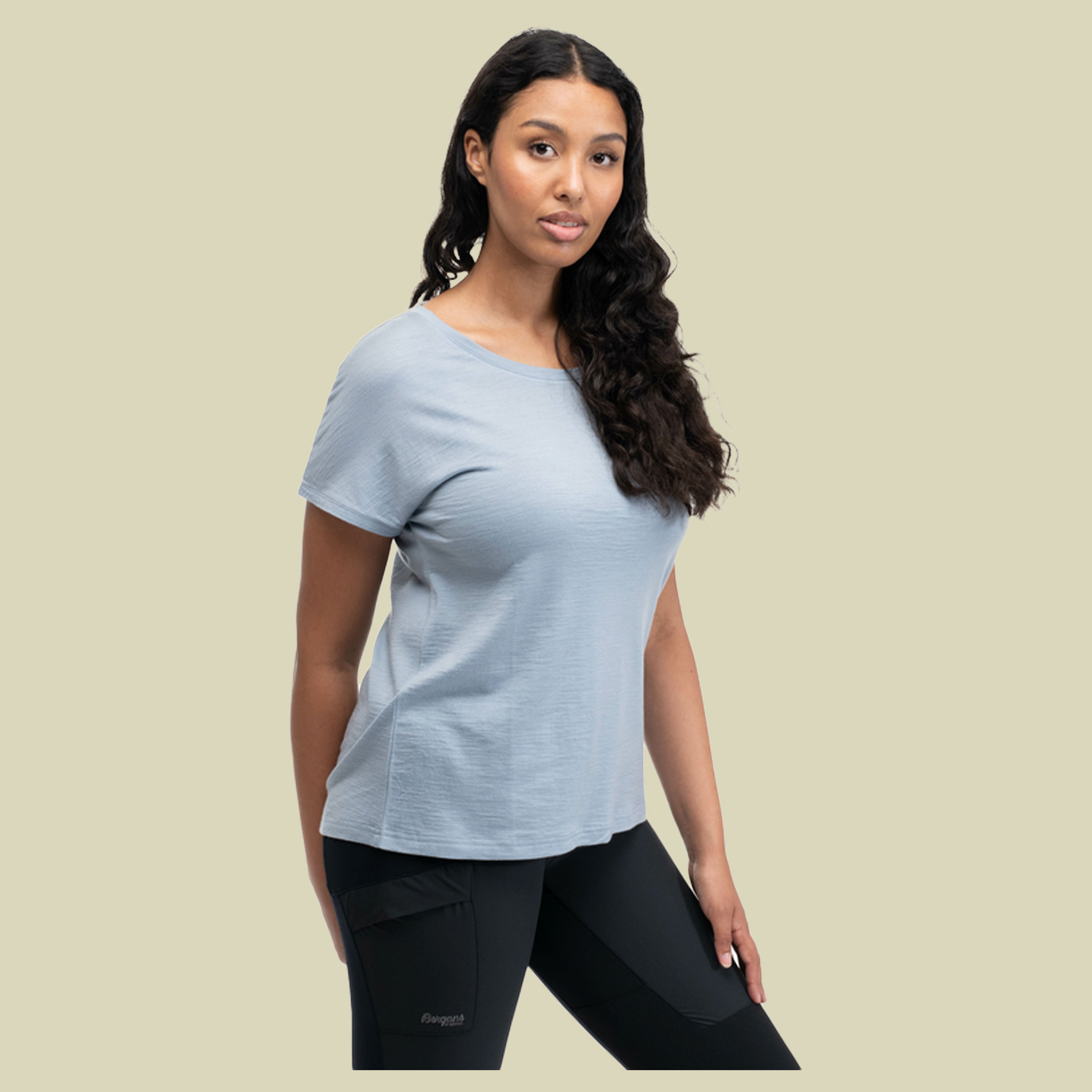 Urban Wool W Tee Women Größe S Farbe husky blue