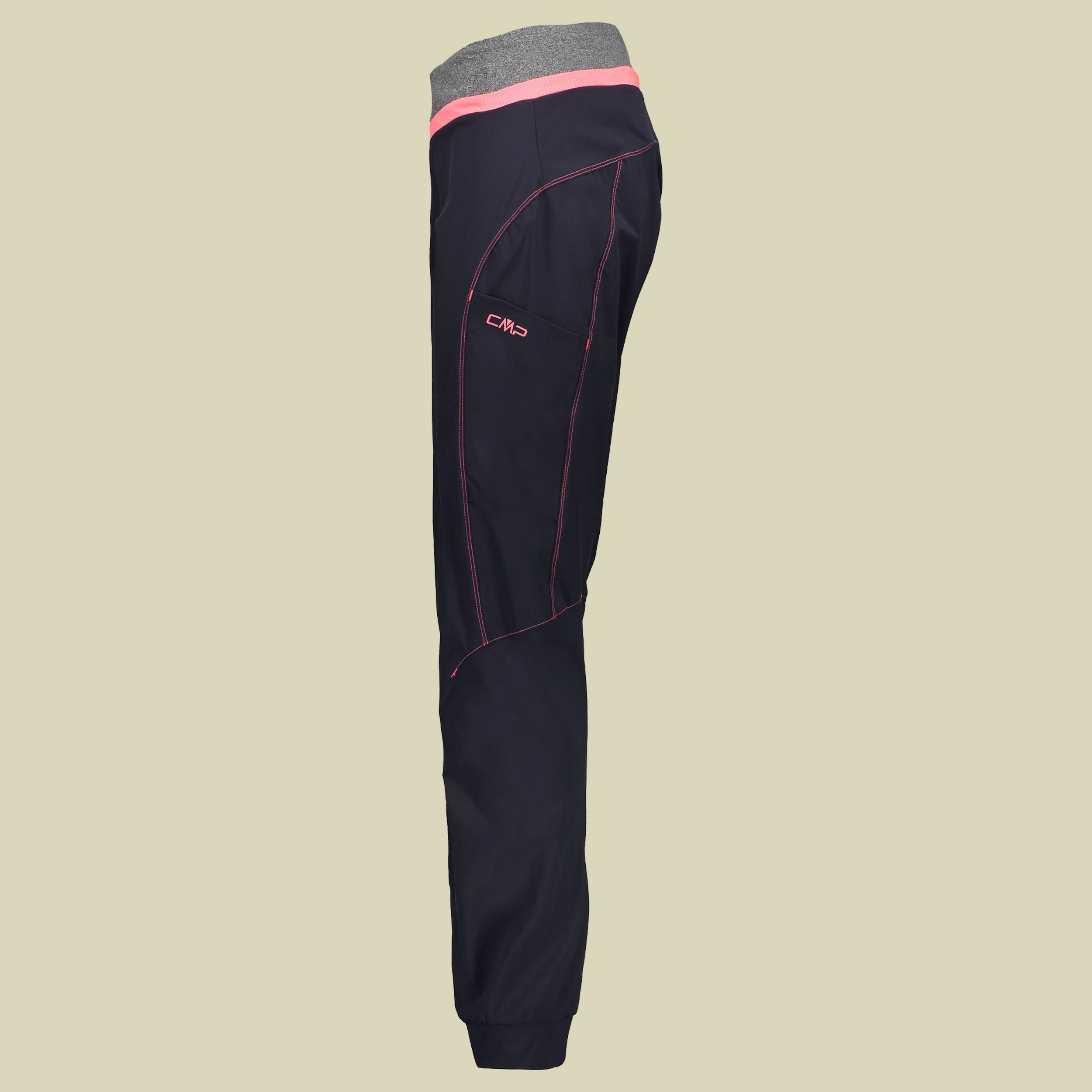 Woman Long Light Climb Pant 39T5916 Größe 34 Farbe 50UC antracite-red fluo