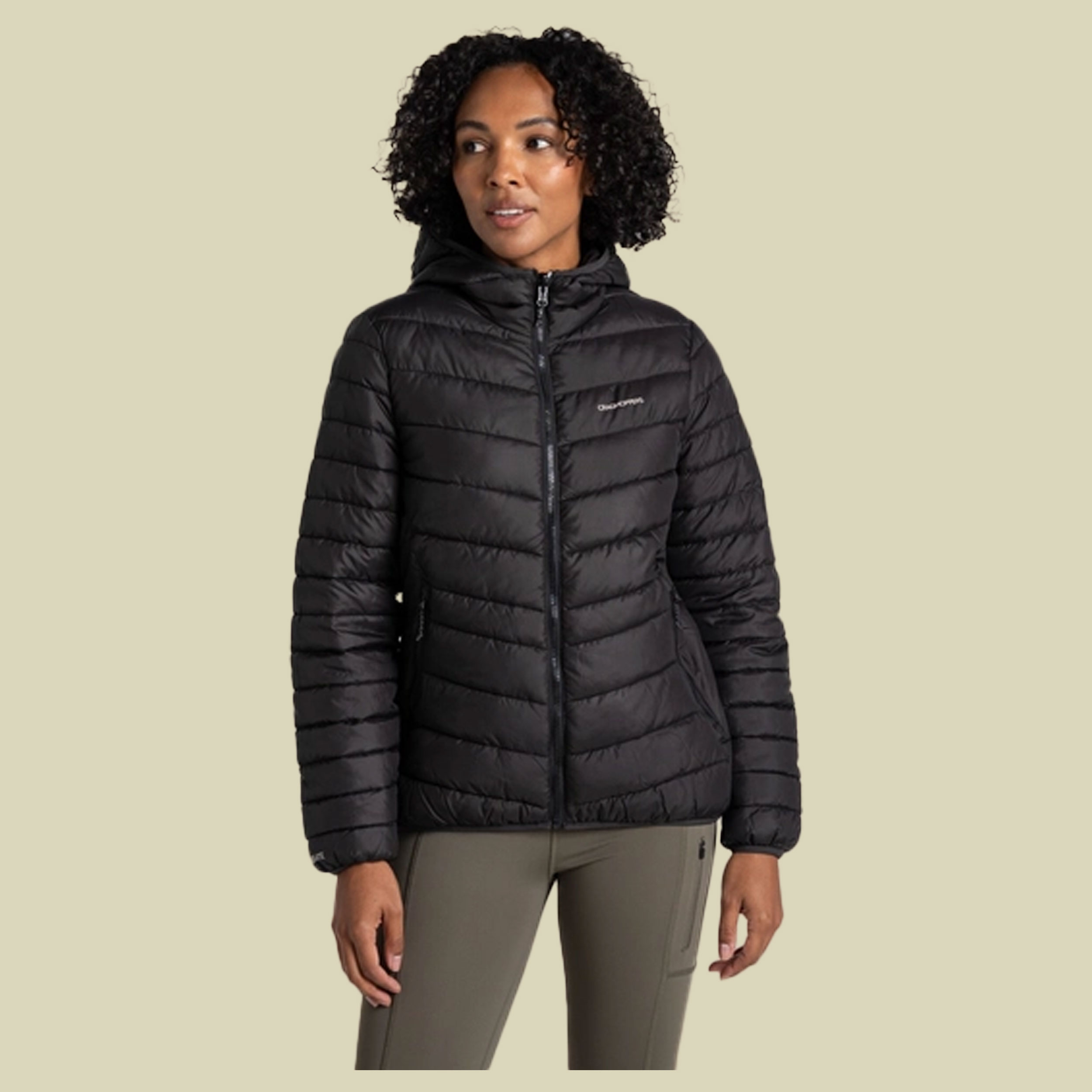 Compresslite IX Hooded Jacket  Women 46 UK 20) schwarz - black