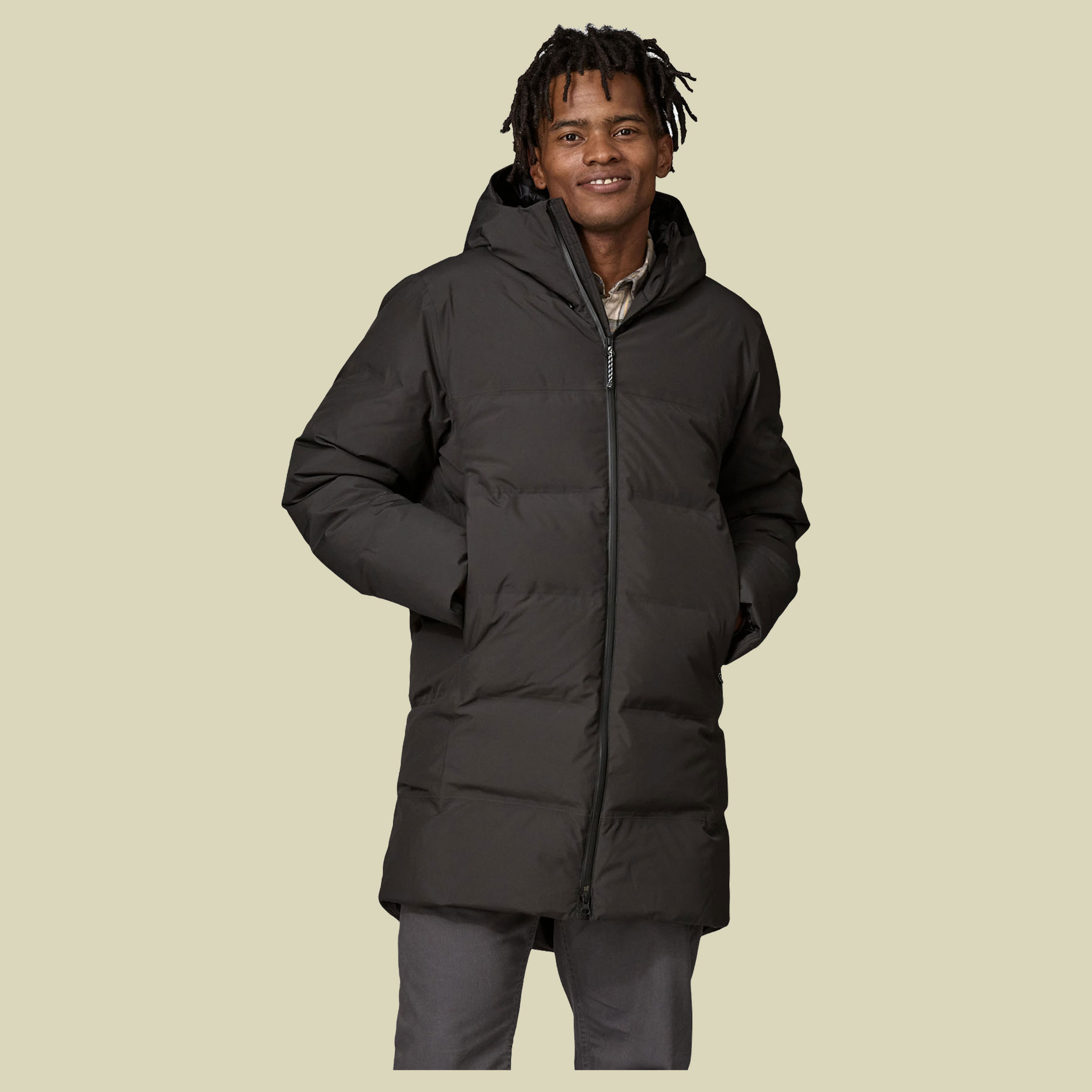 Jackson Glacier Parka Men L schwarz - black