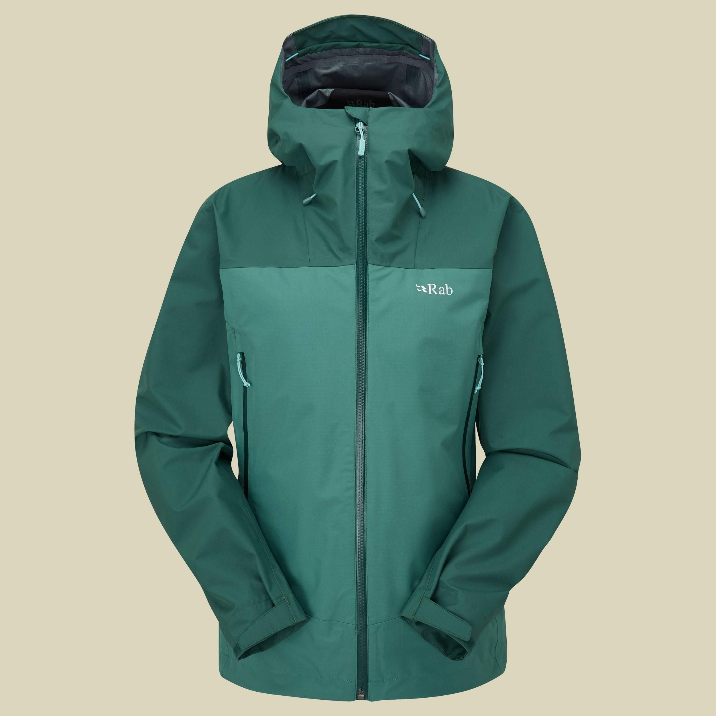 Arc Eco Jacket Women Größe 42 (14) Farbe green slate/eucalyptus