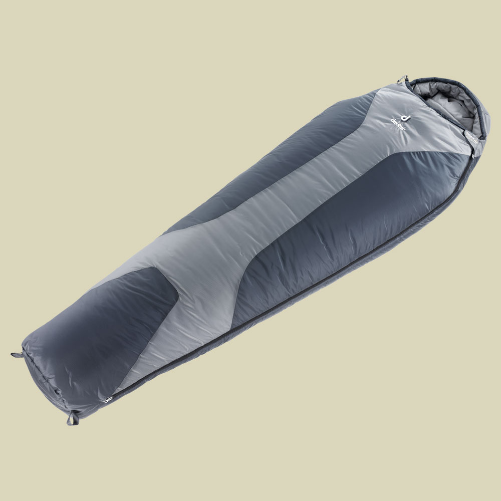 Orbit minus 5 Grad  SL women's bis Körpergröße 170 cm silver - anthracite, Reißverschluss Schlafsack rechts