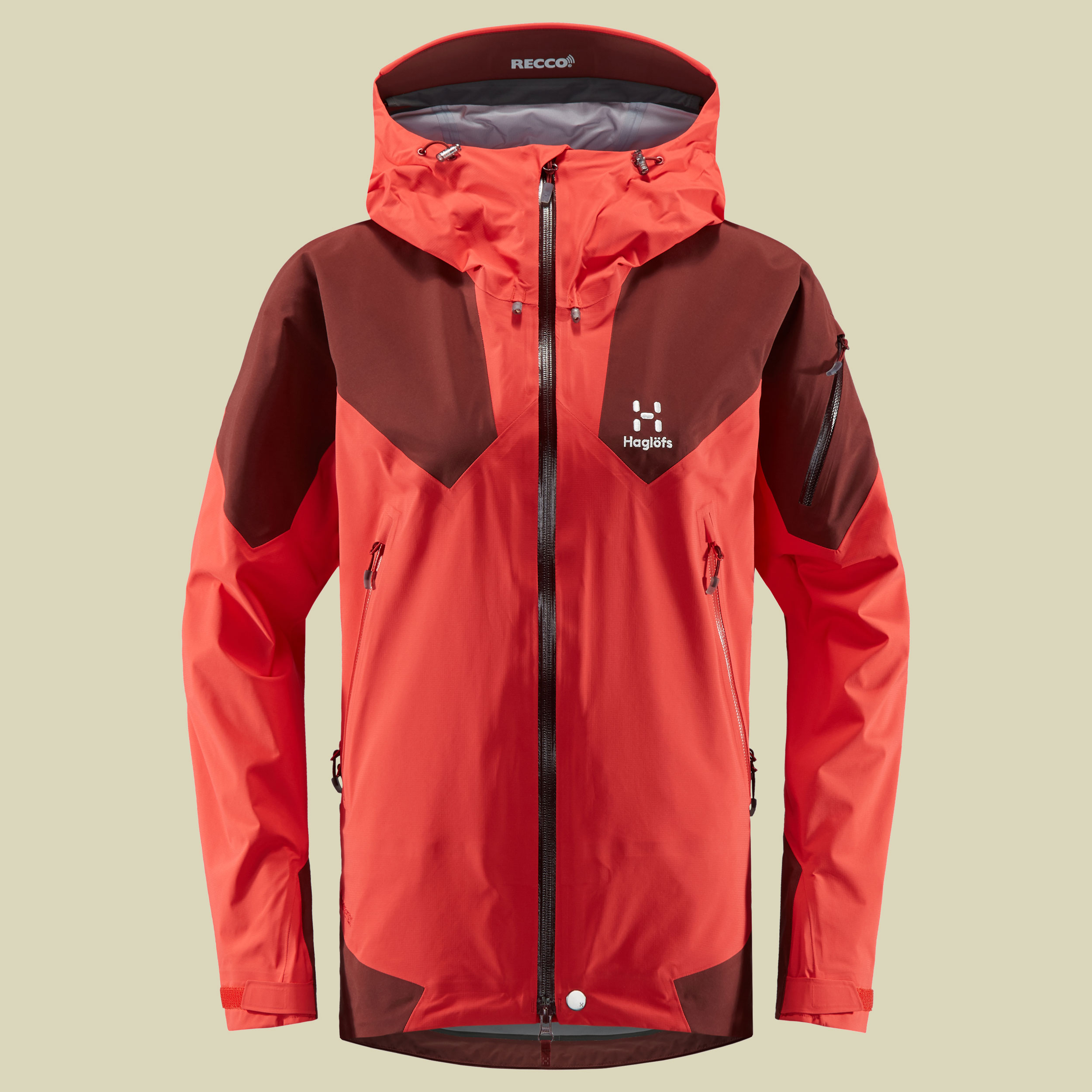 Roc Spire Jacket Women Größe L Farbe hibiscus red/maroon red