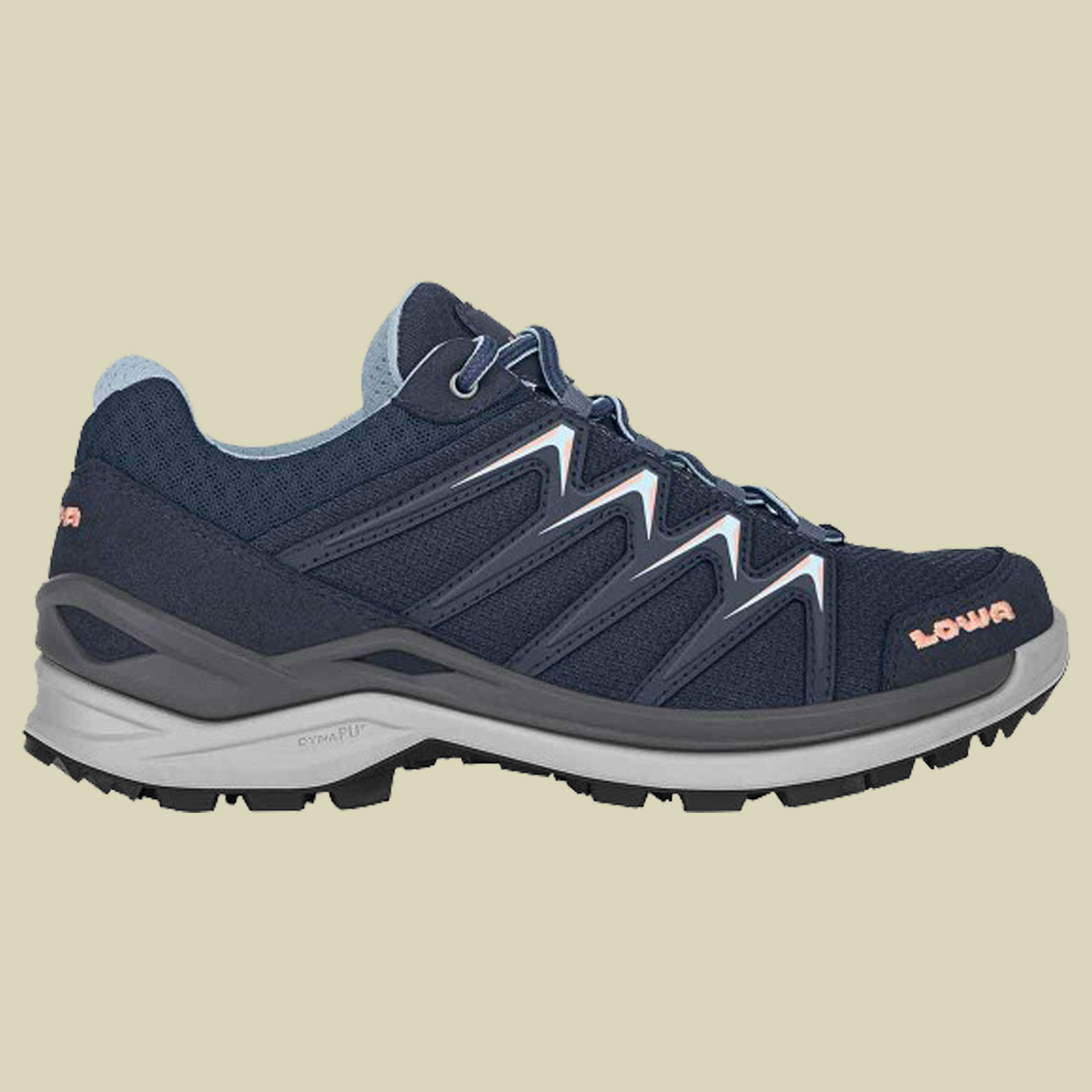 Innox Pro GTX Lo Women Größe UK 7,5 Farbe navy/lachs
