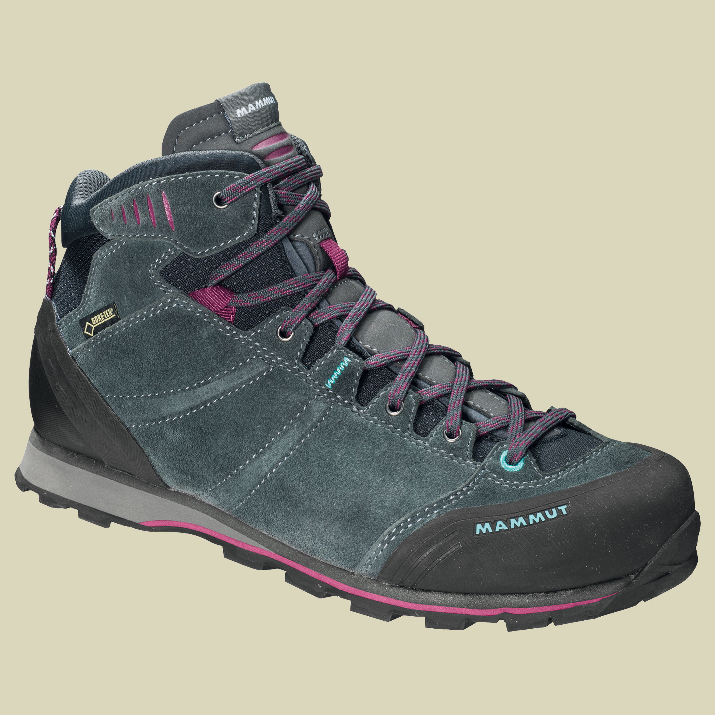 Wall Guide Mid GTX Women Größe UK 4,5 Farbe graphite-amarante