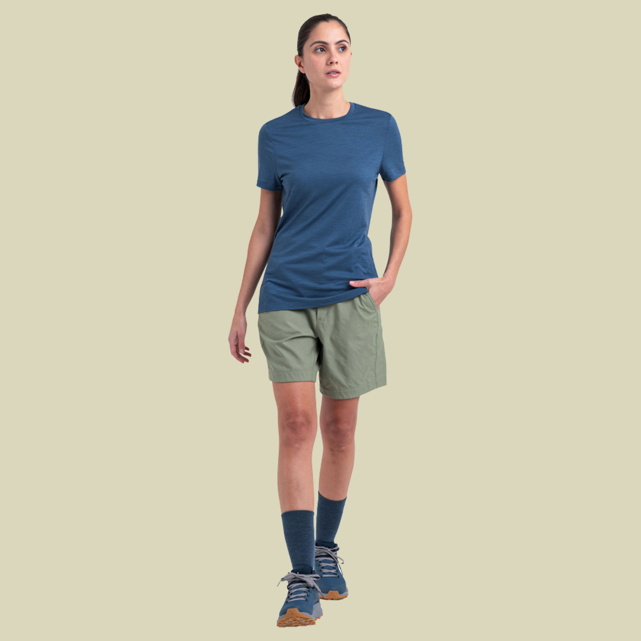 Merino 150 Tech Lite III SS Tee Women S blau - dawn