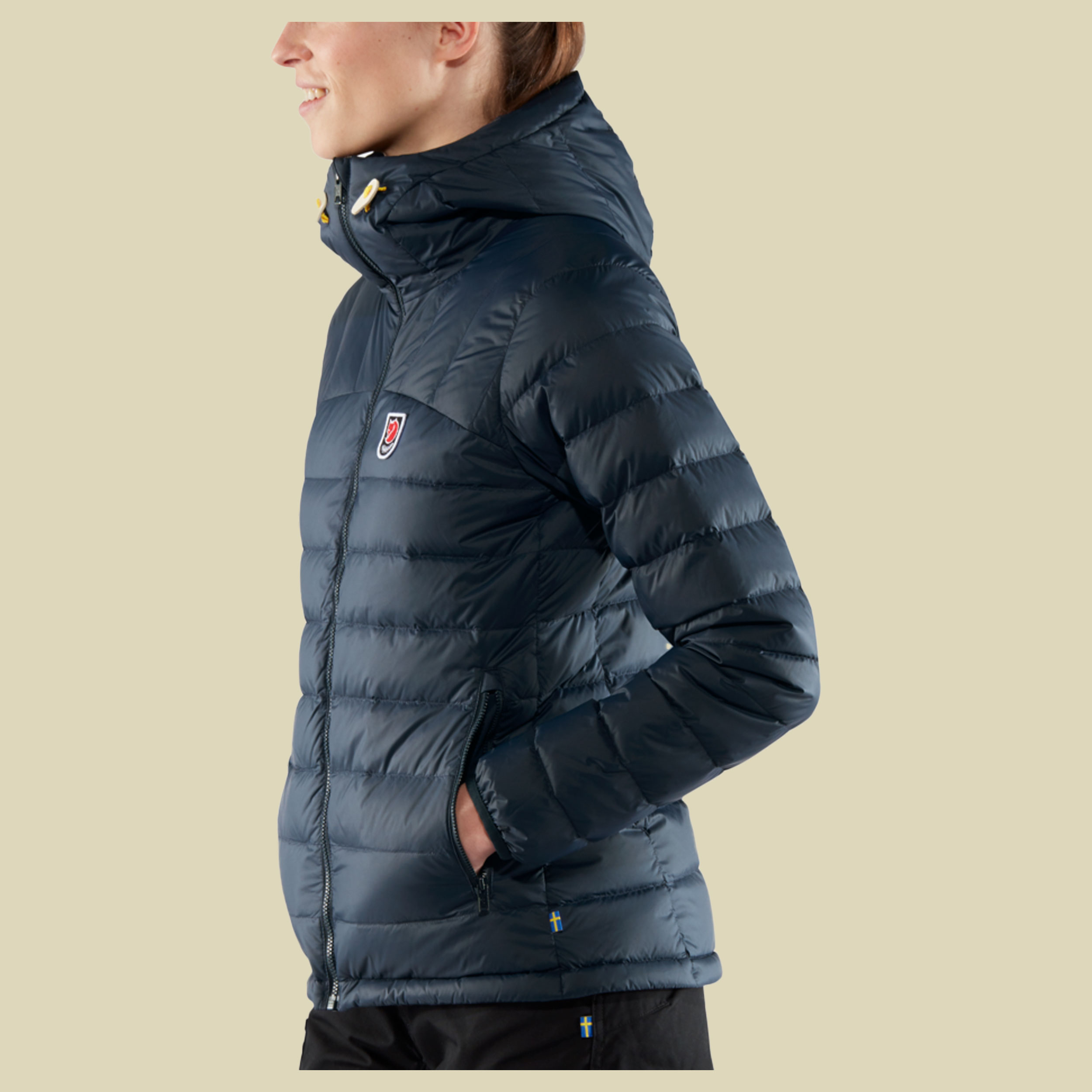 Expedition Pack Down Hoodie Women Größe M  Farbe navy