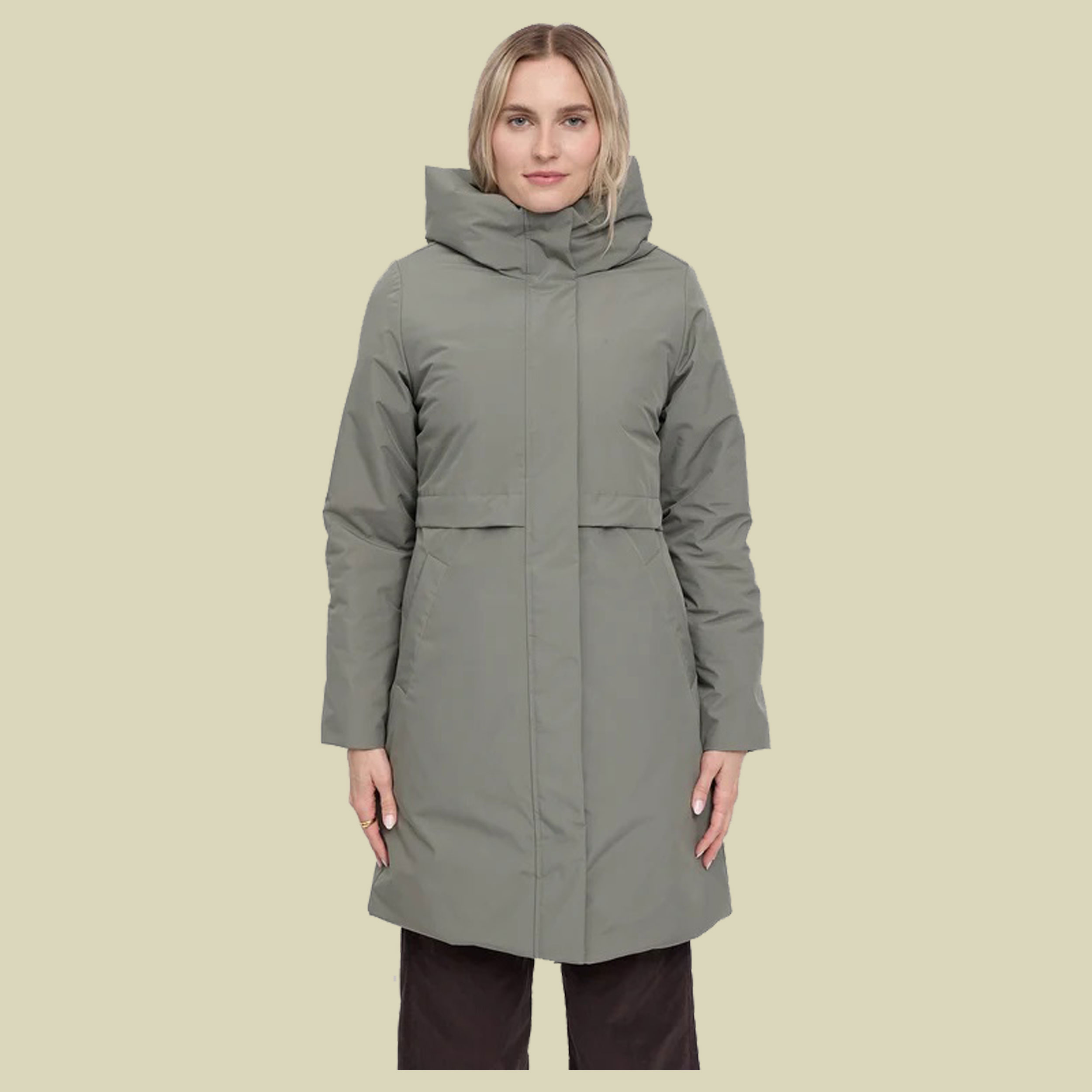 Basic Padded Parka Women XS grün - light bottle