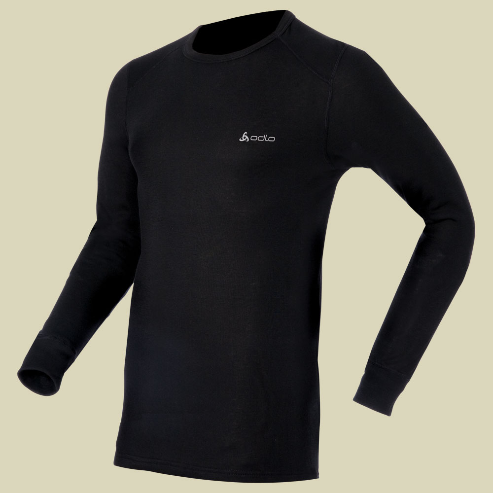 Shirt L/s crew neck warm men  Größe S Farbe black