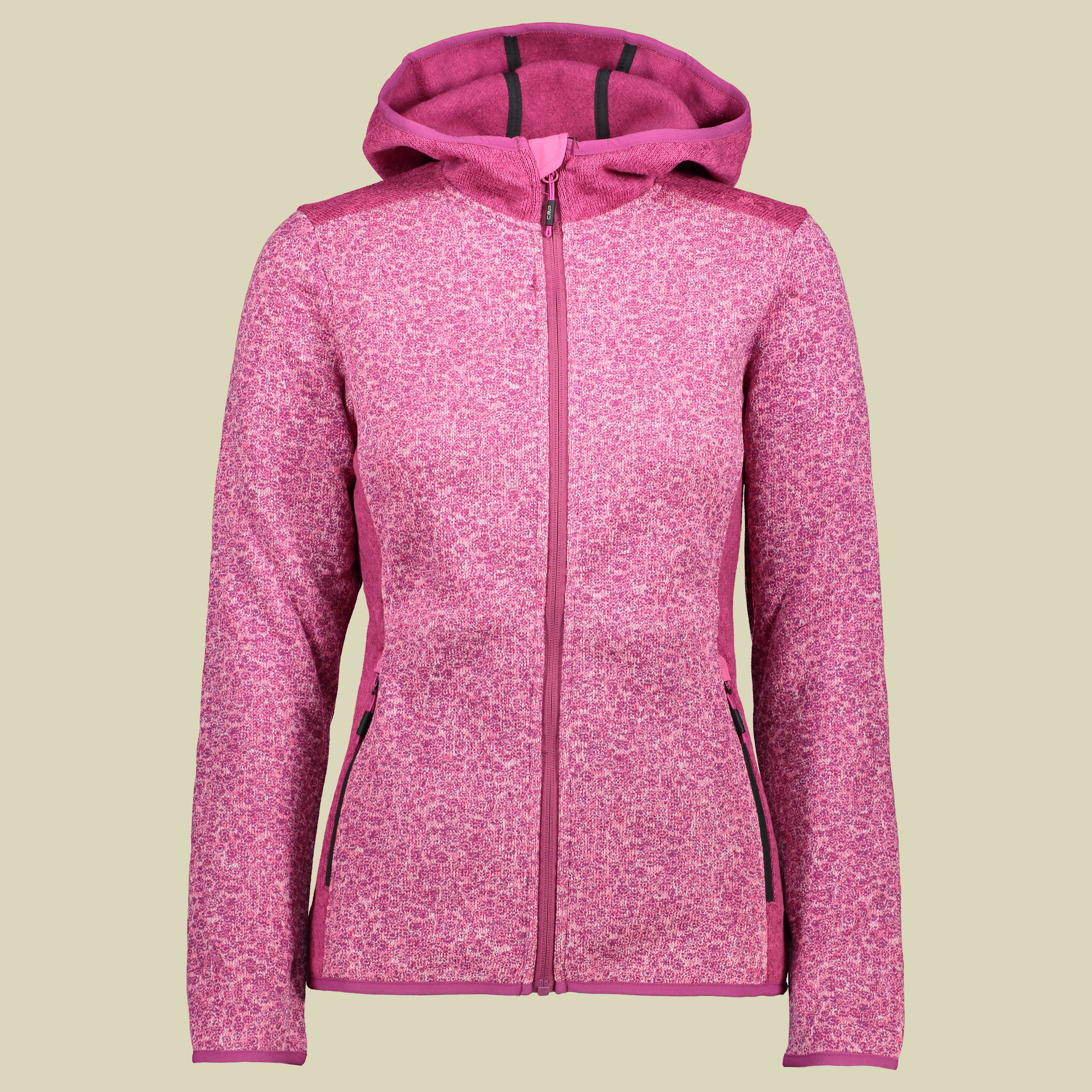 Woman Fix Hood Jacket Knitted 38H7026 Größe 36 Farbe hot pink 79AK