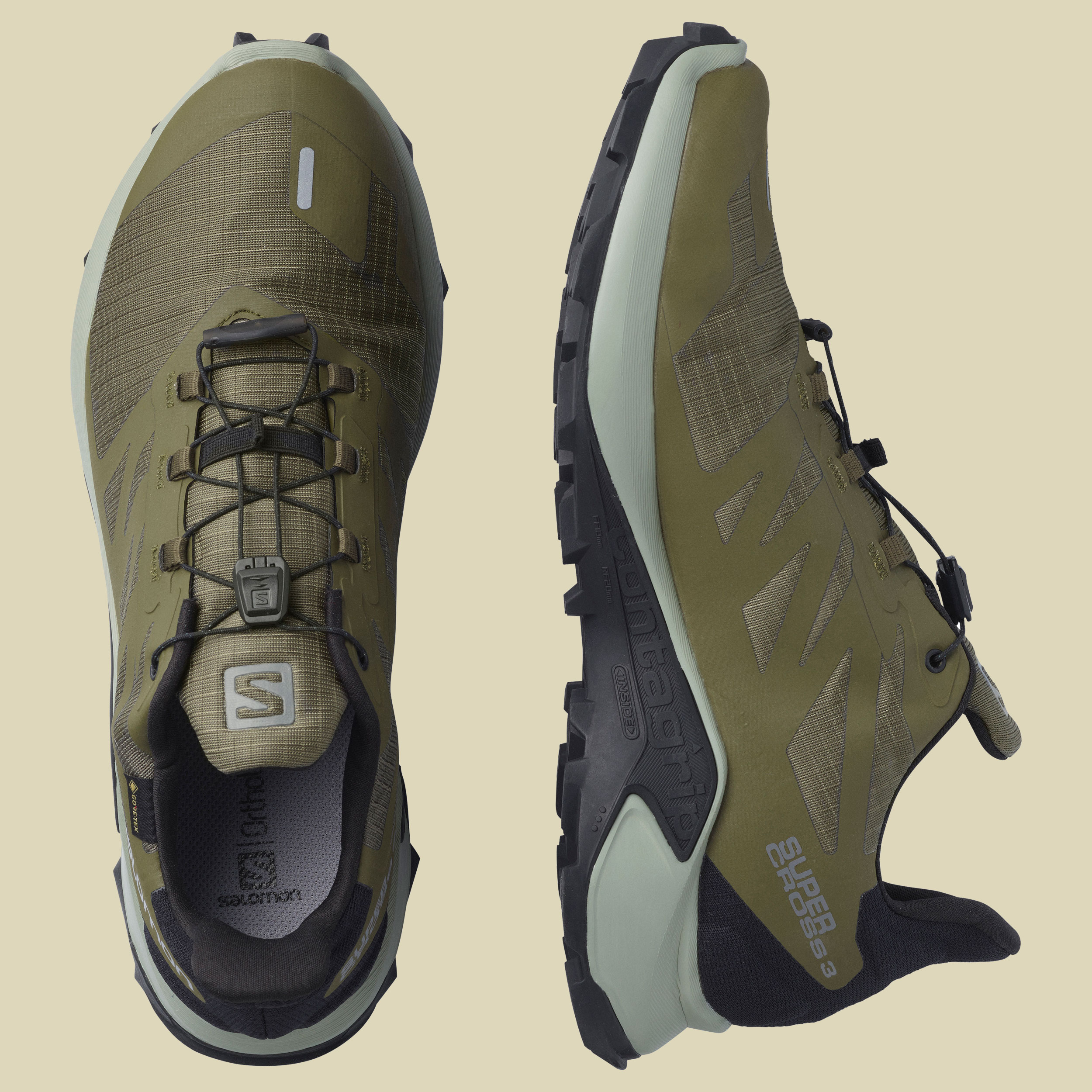 Supercross 3 GTX Men Größe UK 9,5 Farbe olive night/wrought iron/black