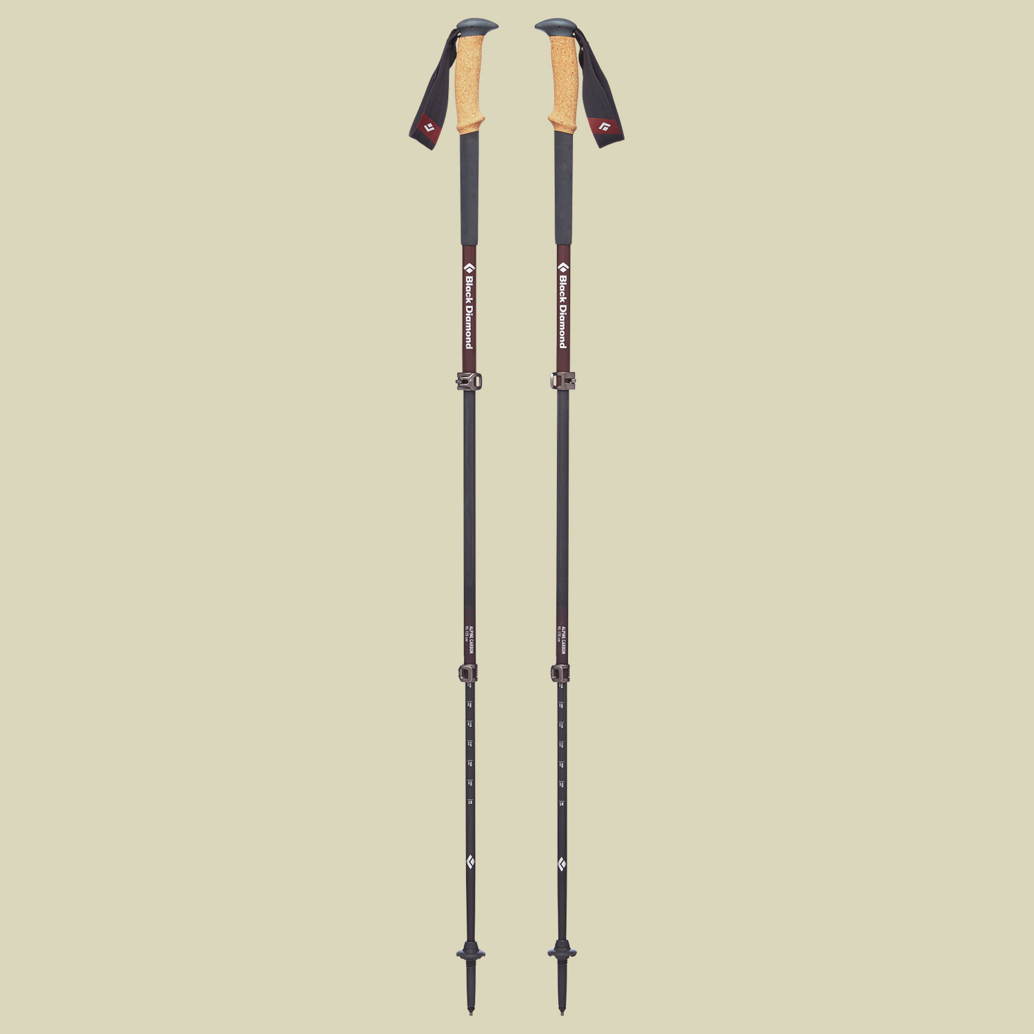 Alpine Carbon Cork Trekking Poles Women