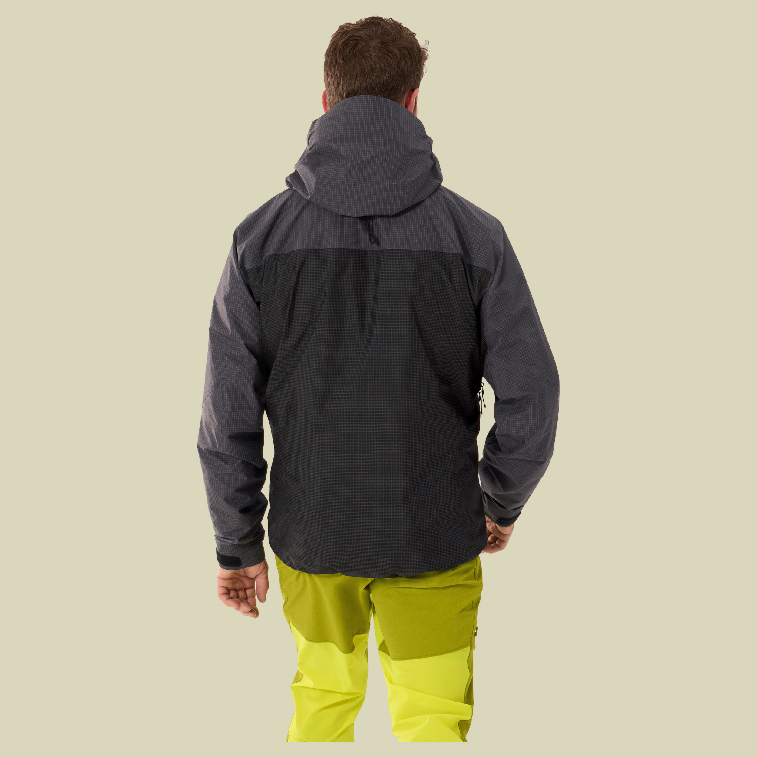 Alpha Jacket Men XL grau- graphite/black