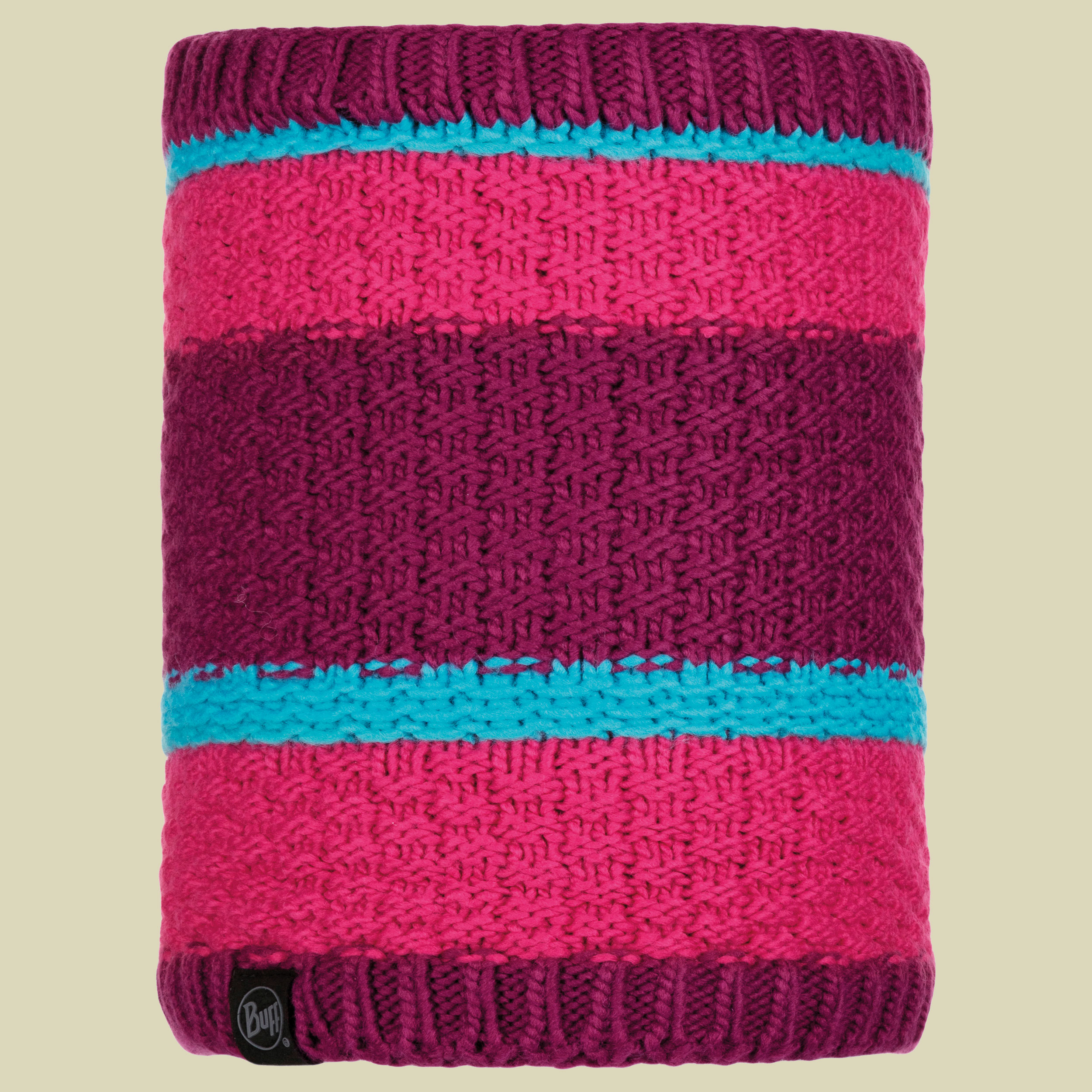 Knitted & Polar Fleece Neckwarmer FIZZ Größe one size Farbe pink honeysuckle