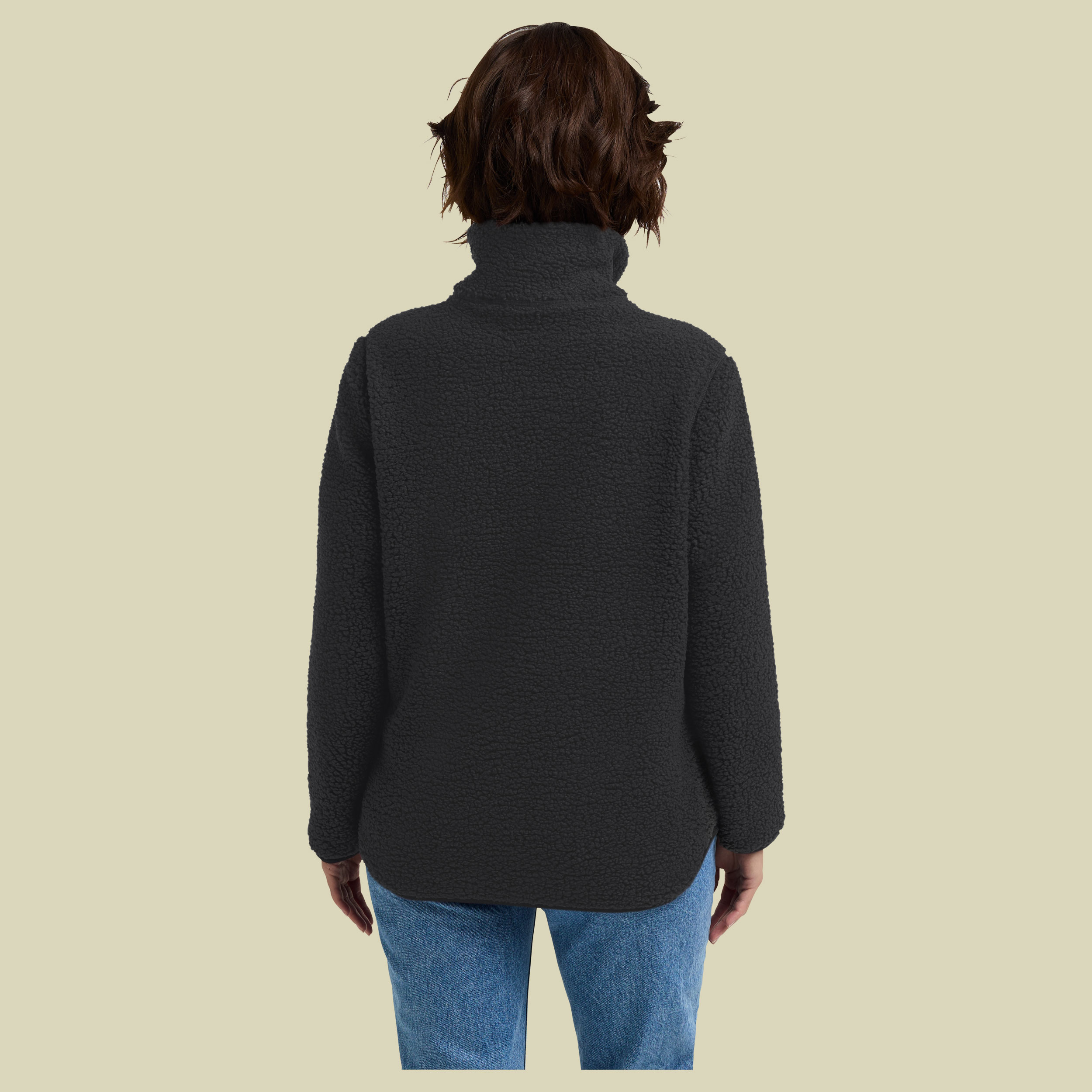 High Curl Jacket Women schwarz XXL - black