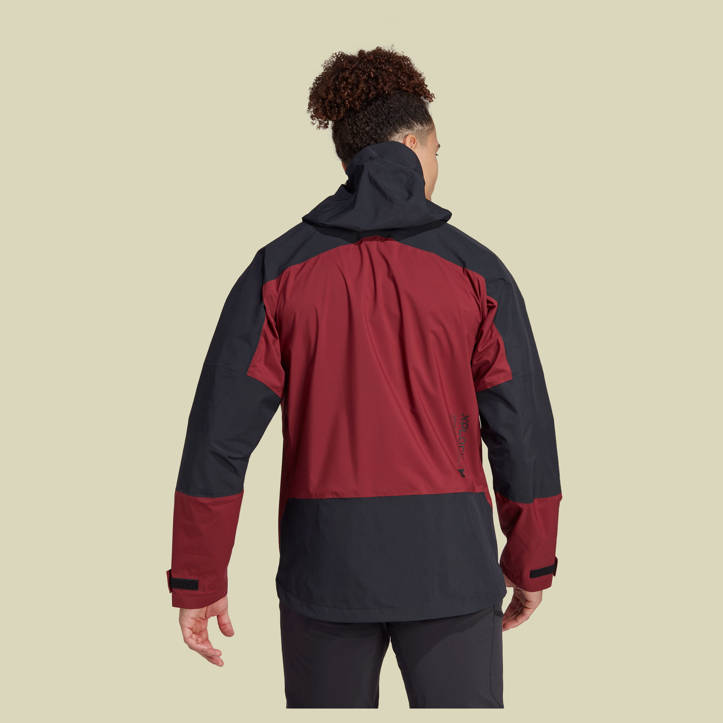 Terrex XPloric Rain.Ready Jacket Men Größe S Farbe shadow red/black