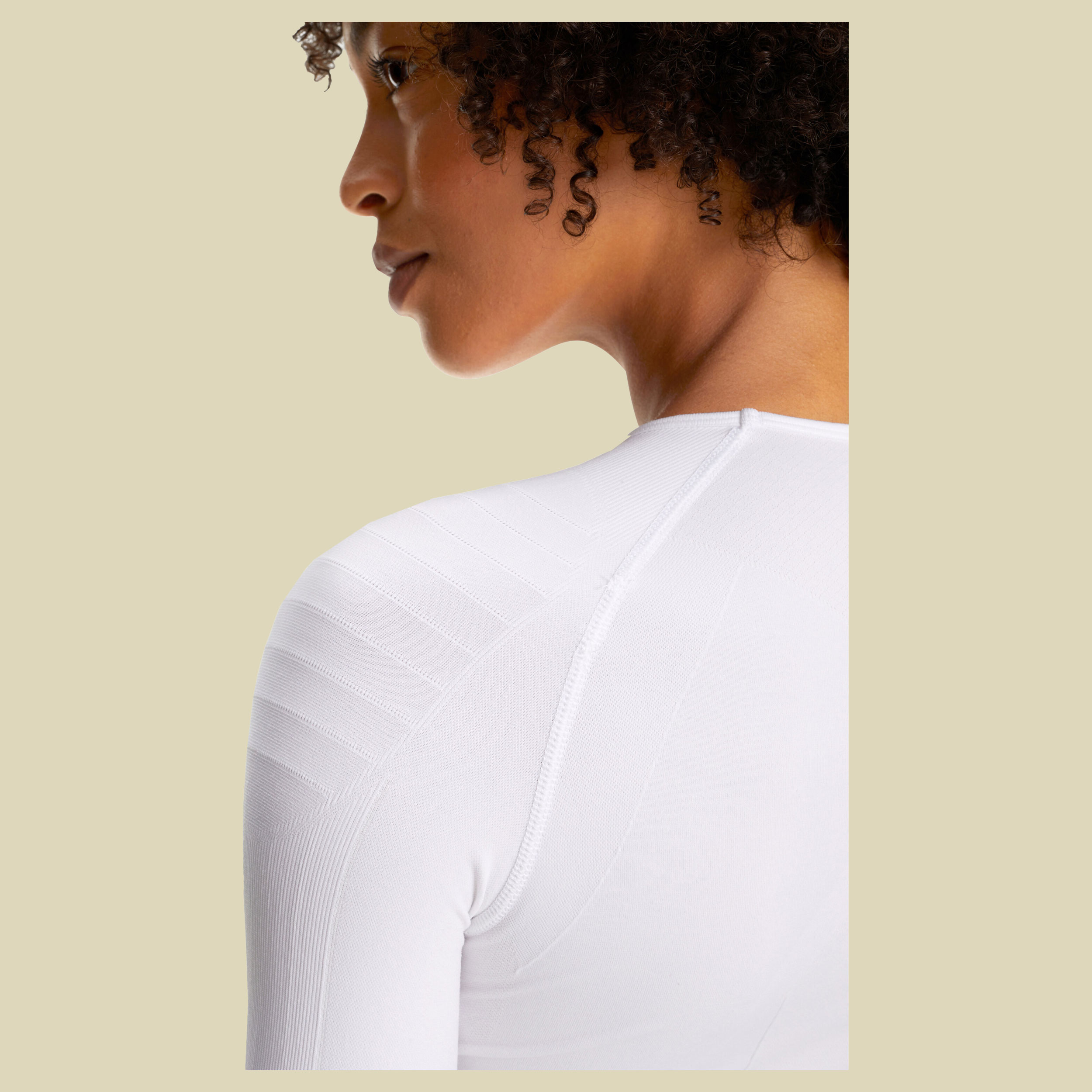 W Longsleeved Shirt Tight Fit Women Größe XL Farbe white