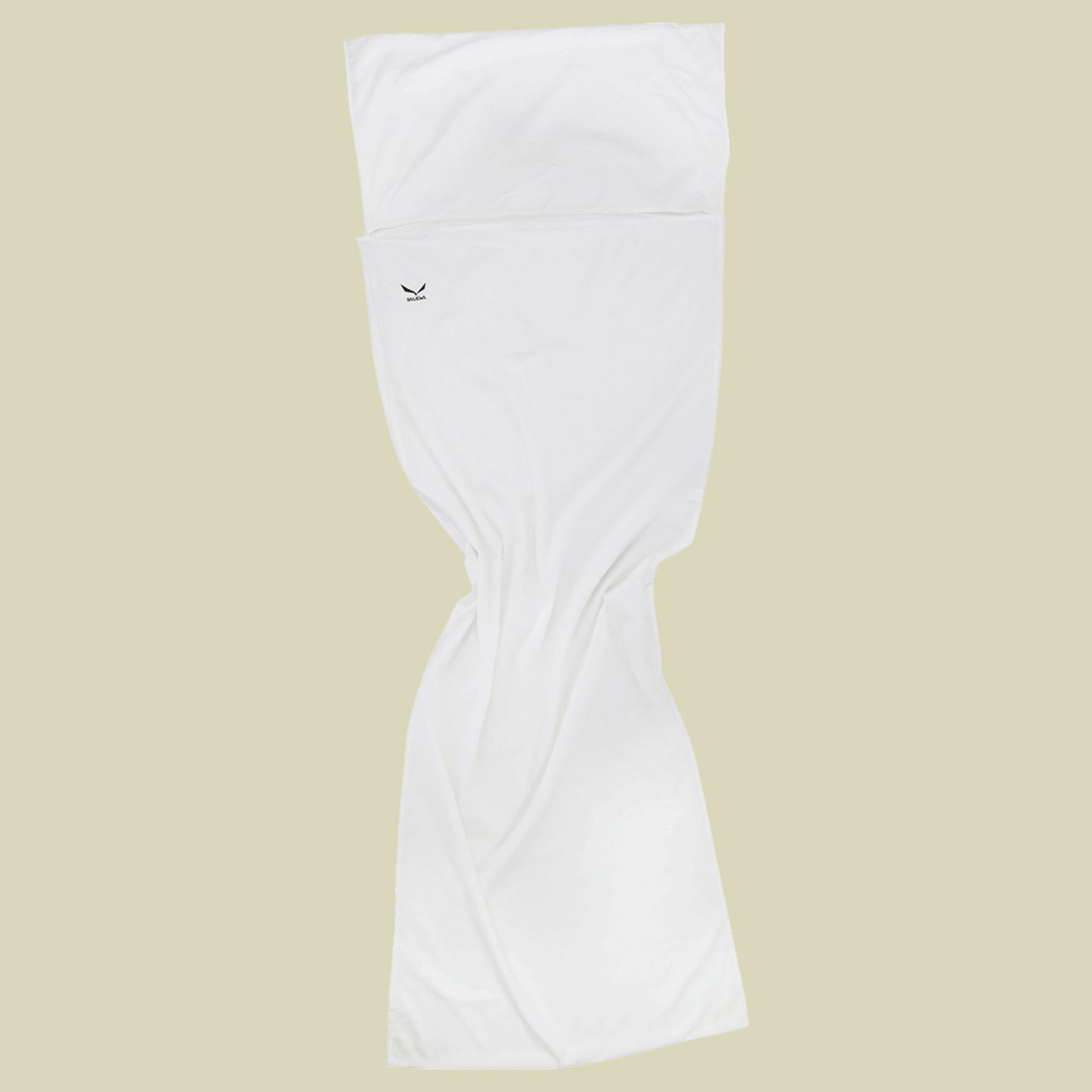 Cotton Feel Silverized Liner with Zip Reißverschluss links Farbe offwhite