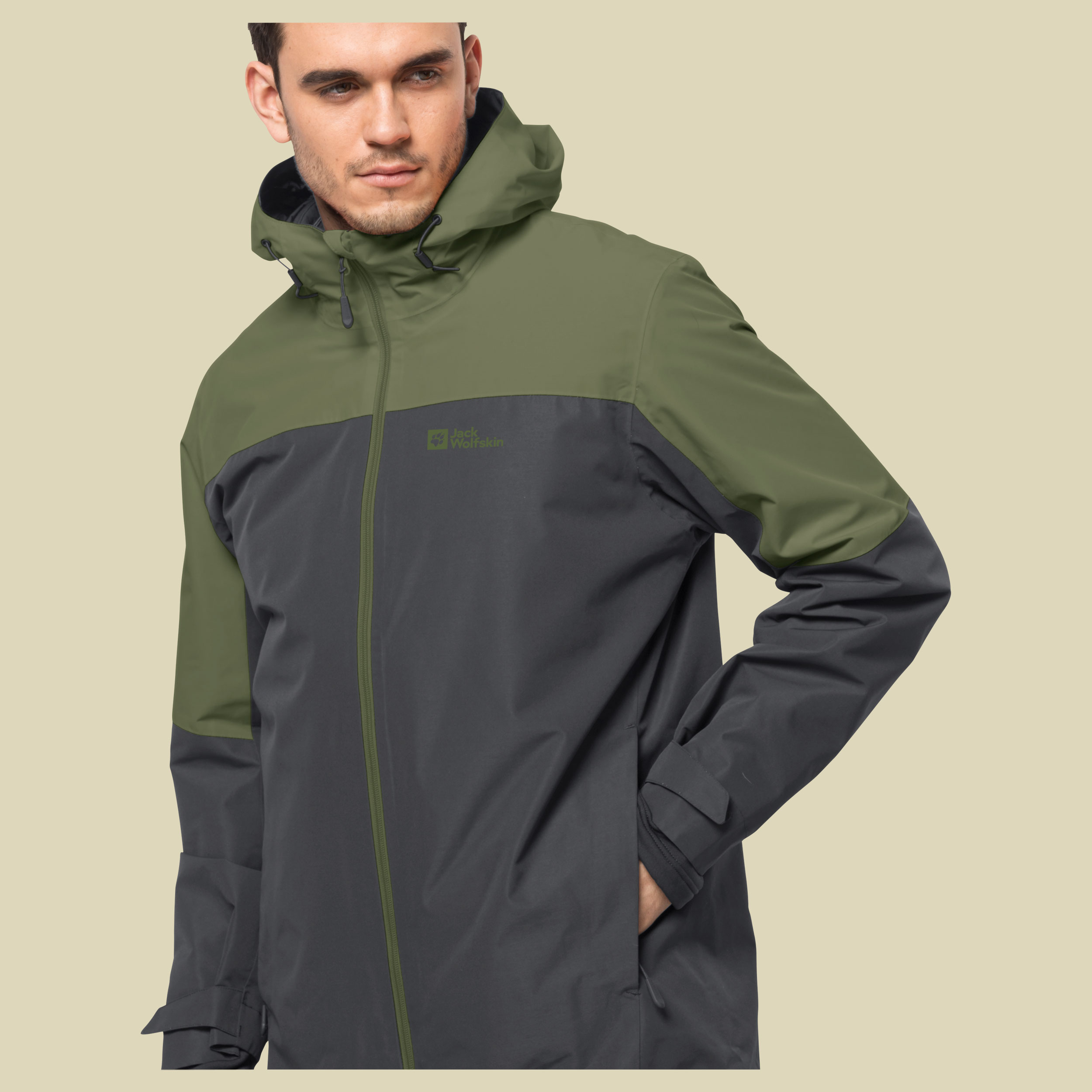 Glaabach 3in1 Jacket Men Größe XXL Farbe greenwood