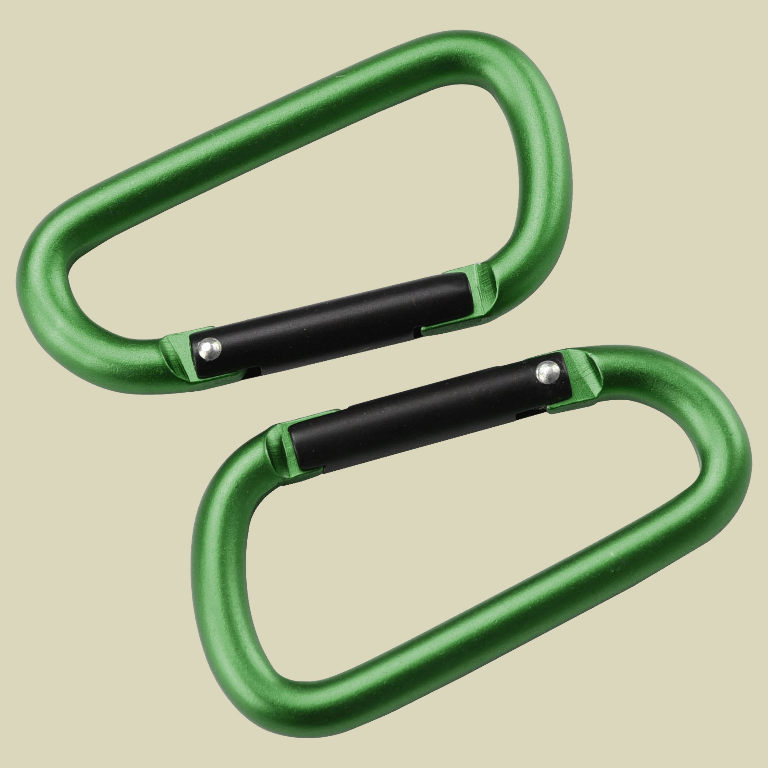 Karabiner D-Form (2 Stück)