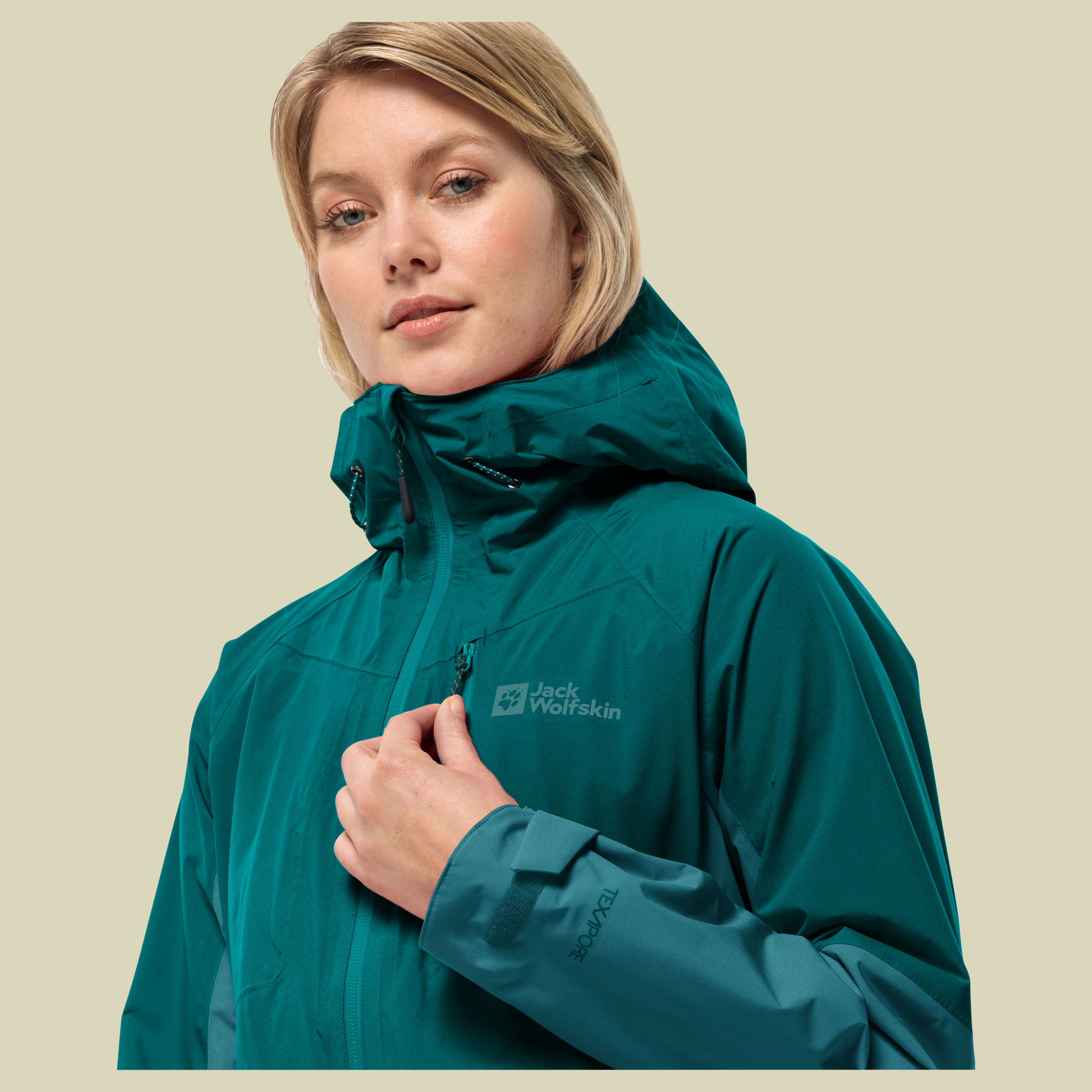 Eagle Peak 2L Jacket Women Größe XL Farbe sea green