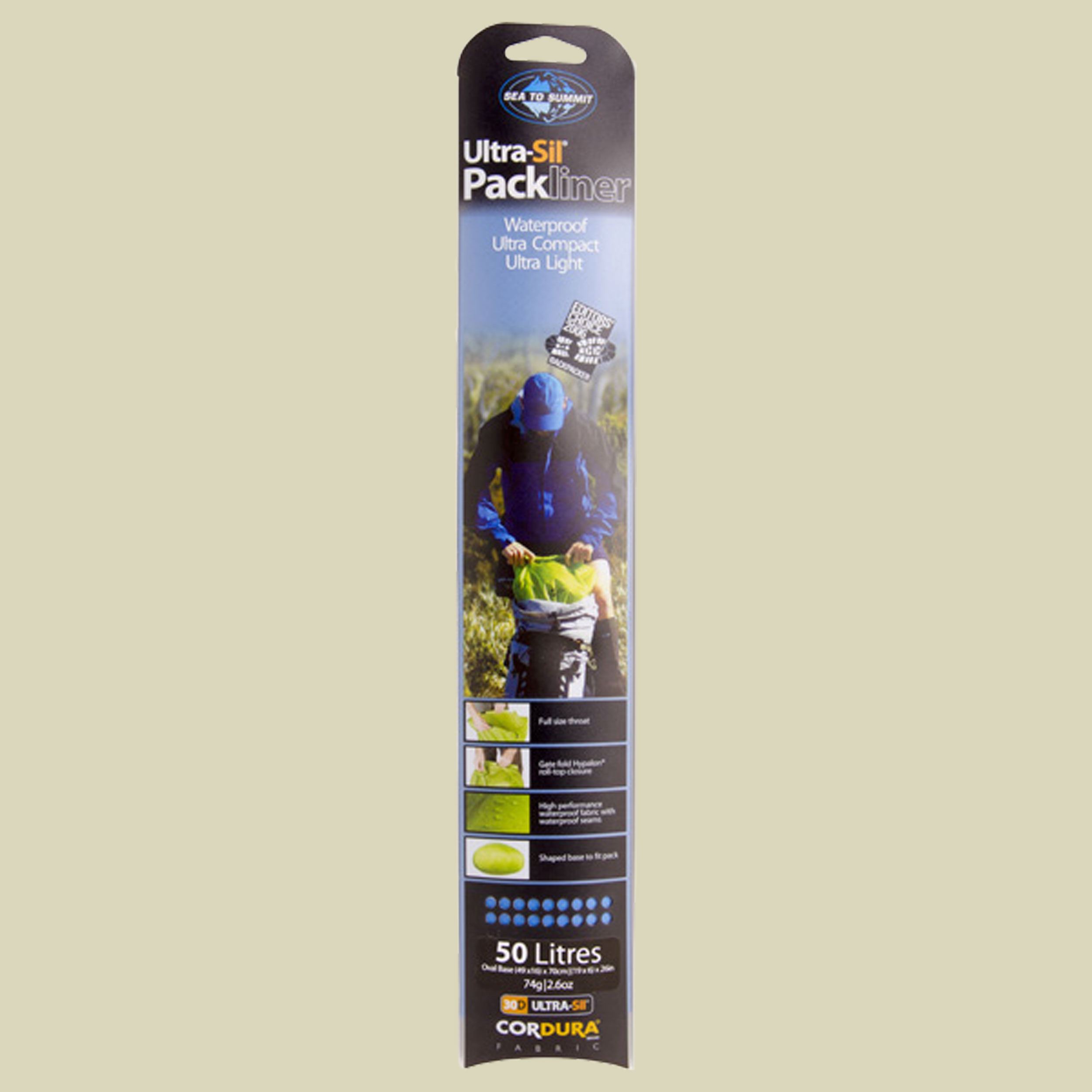 Ultra-Sil Pack Liner Größe S/50 L Farbe blue