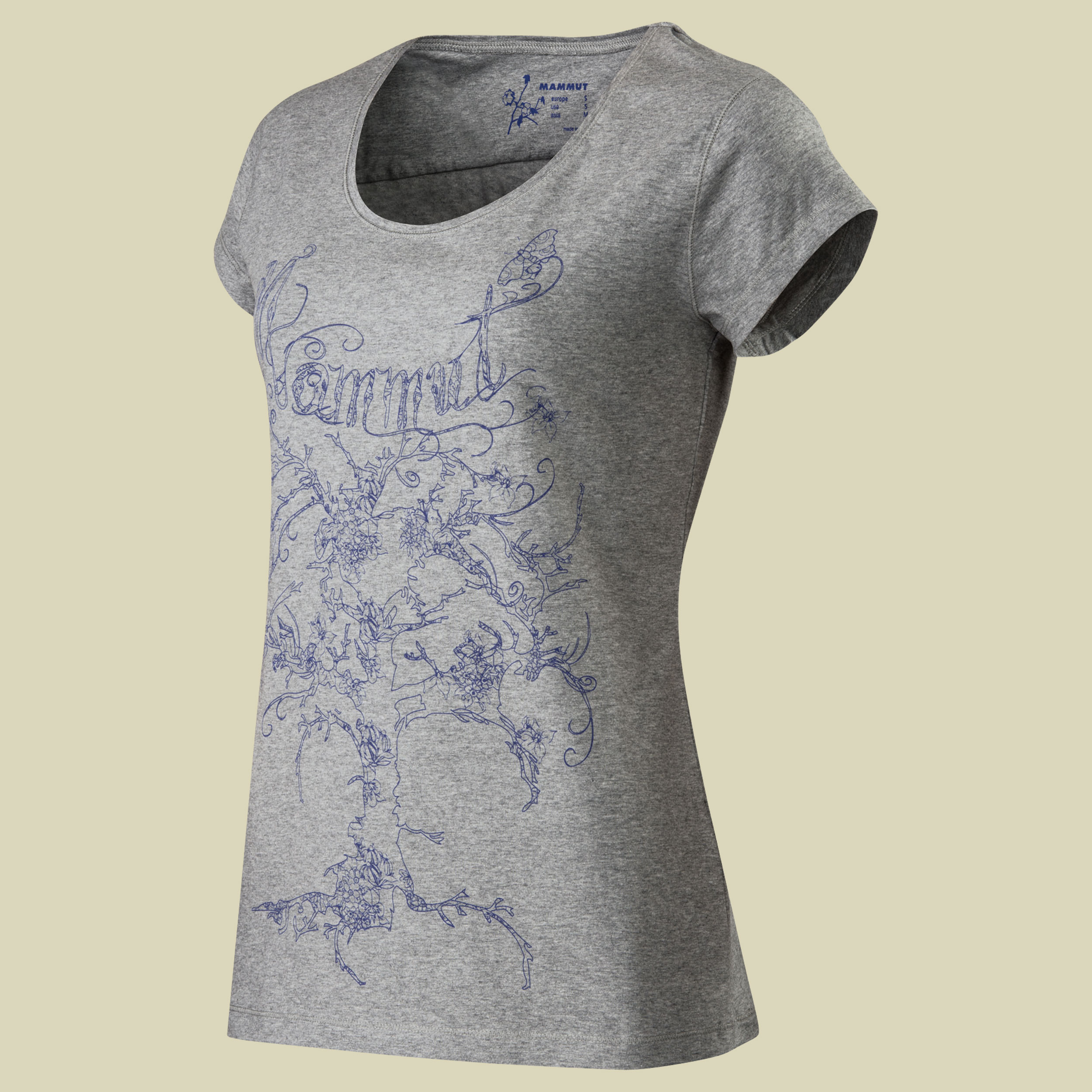 Organic T-Shirt Women Größe S Farbe stone grey