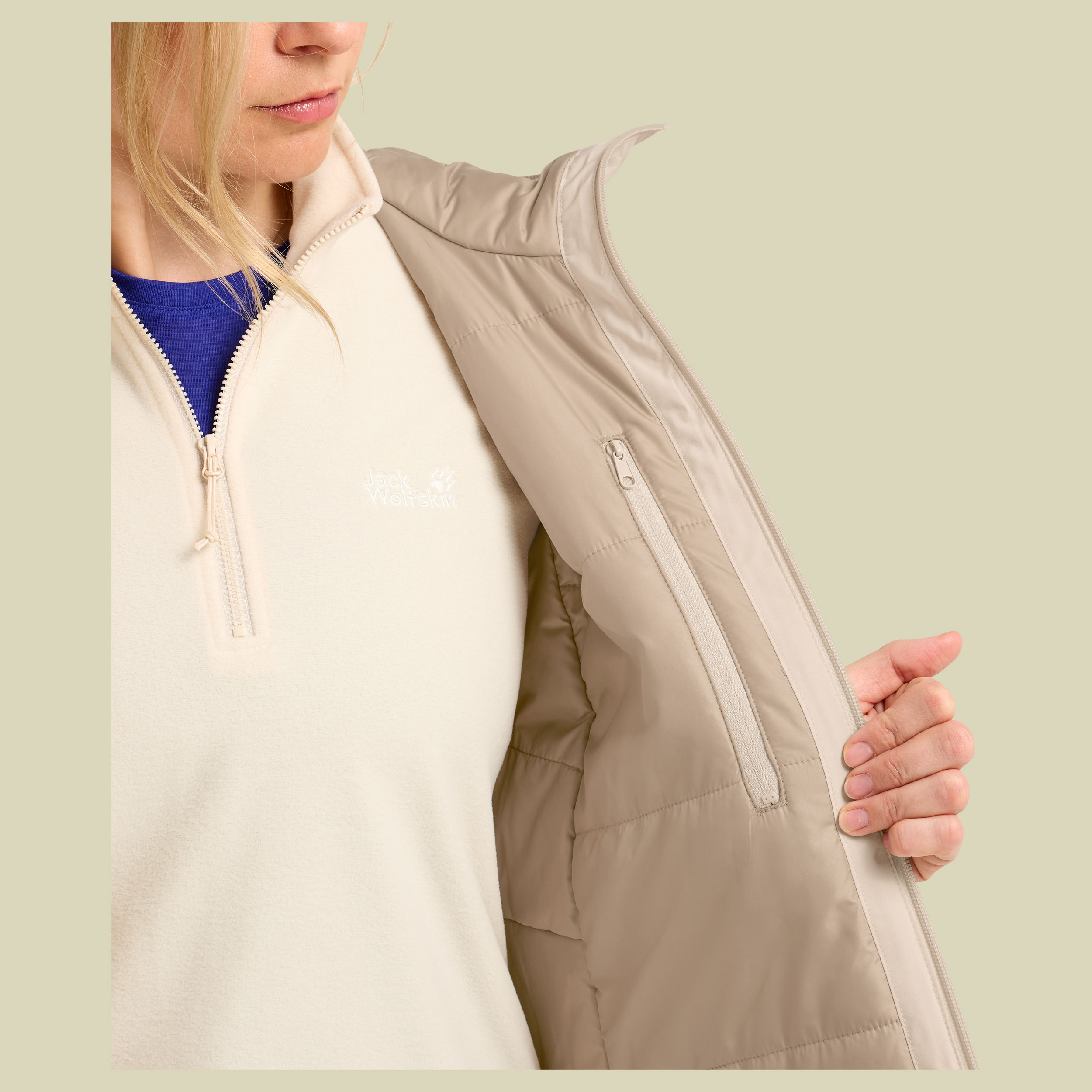 Heidelstein 2 Ins Jacket Women XXL grau - oyster