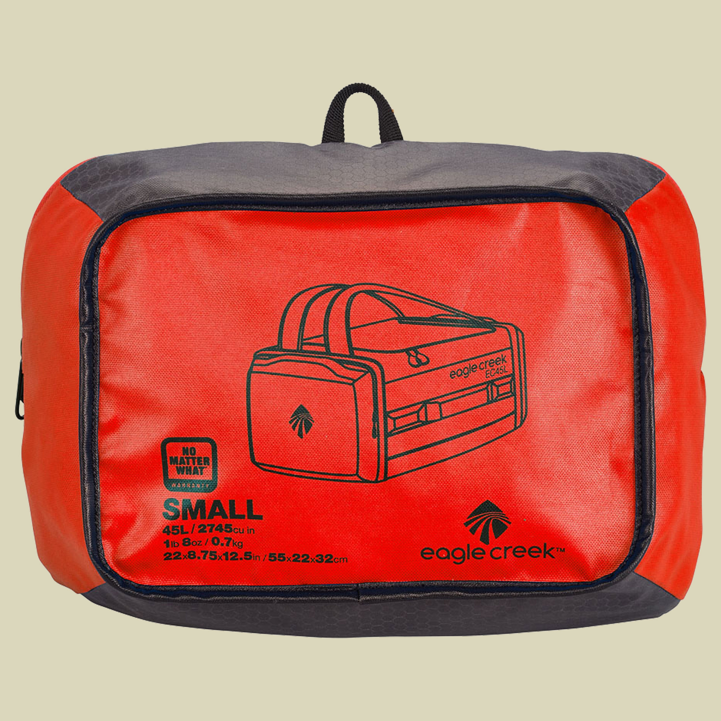 Cargo Hauler Duffel Volumen 45 Farbe flame/asphalt
