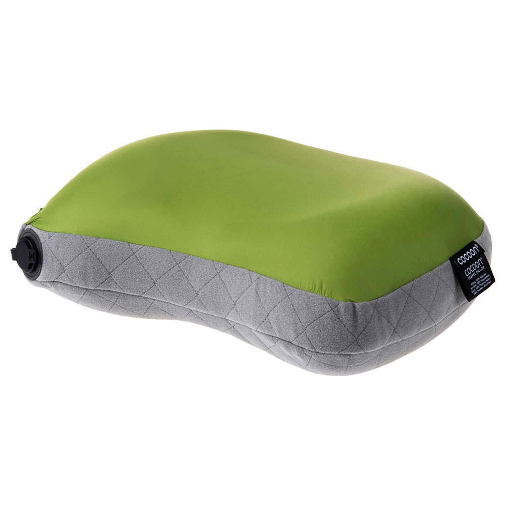 Air-Core Hood / Camp Pillow wasabi/grey 28 x 37 cm