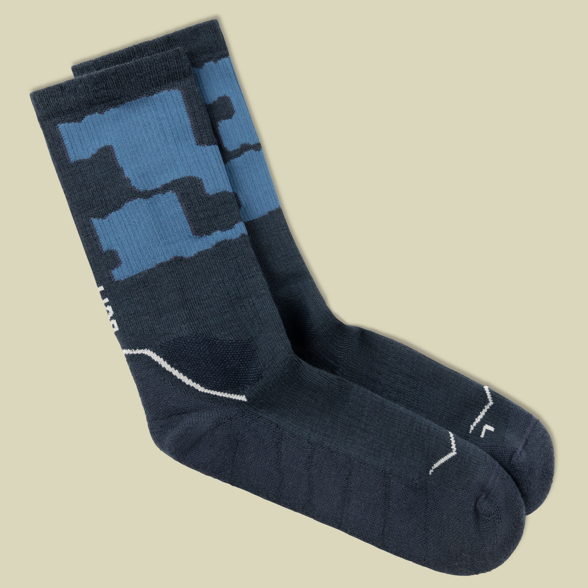 Merino Midweight Crew Socks 39-41 (M) blau - MWC2 night blue