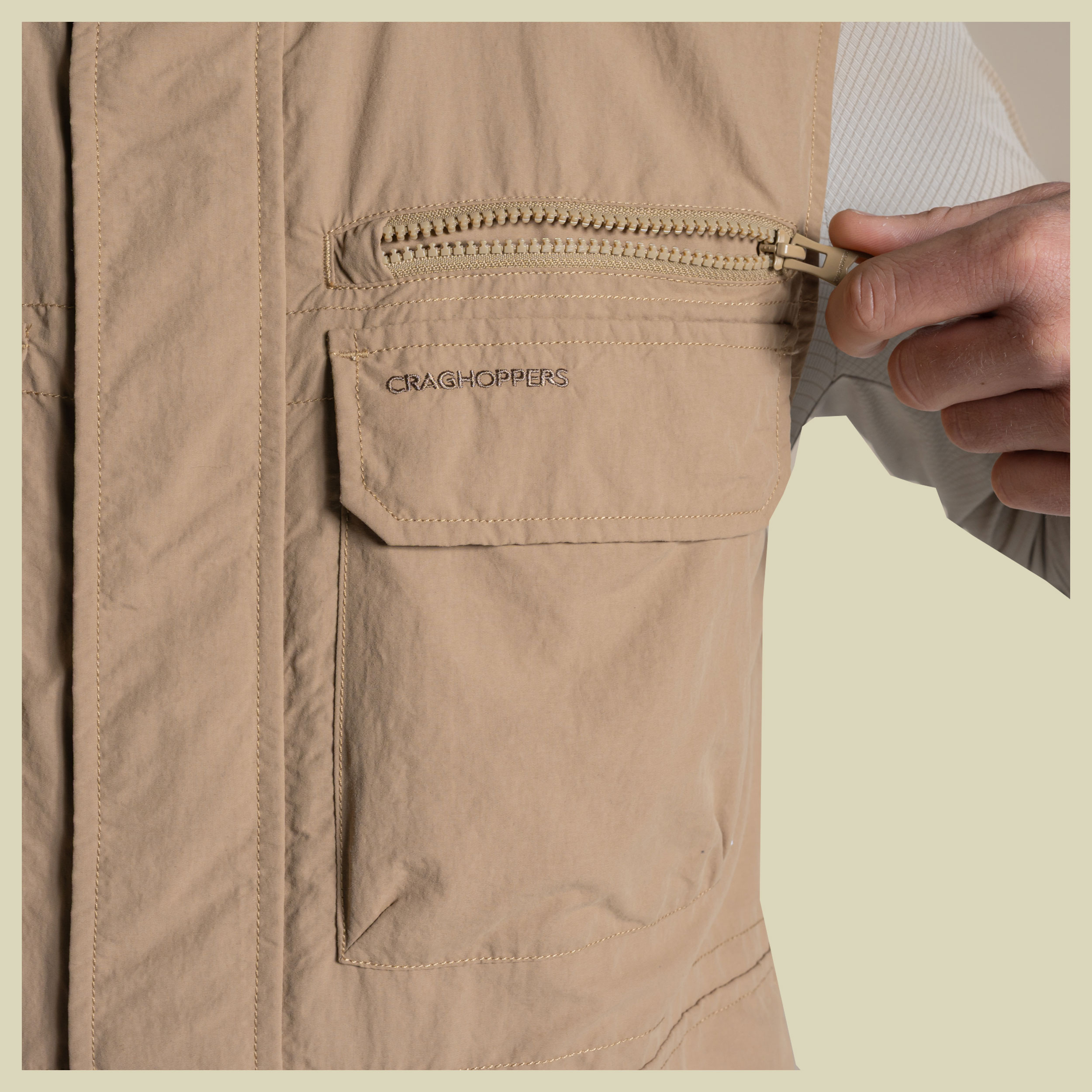 NosiLife Adventure Gilet V Men XXL braun - earthenware