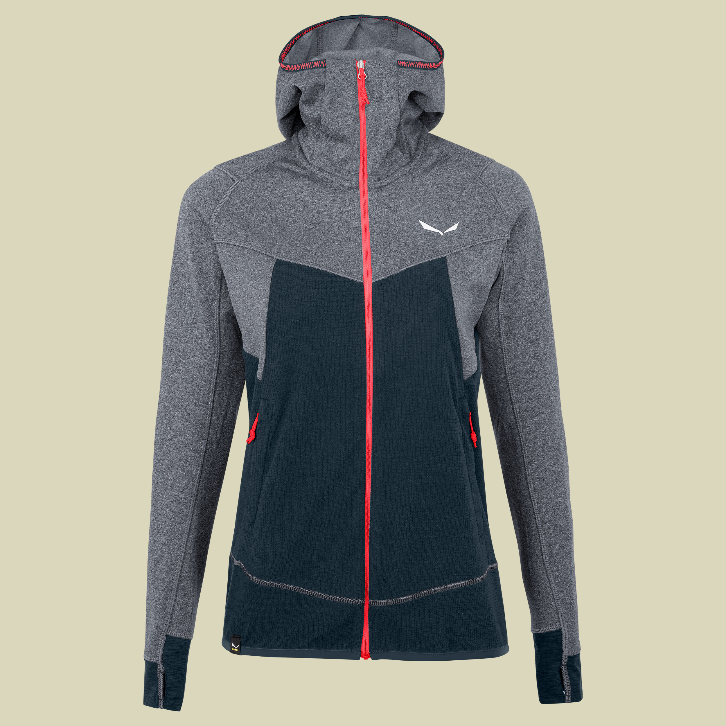 Puez Hybrid PL Full-Zip Hoody Women Größe 36 Farbe navy blazer melange
