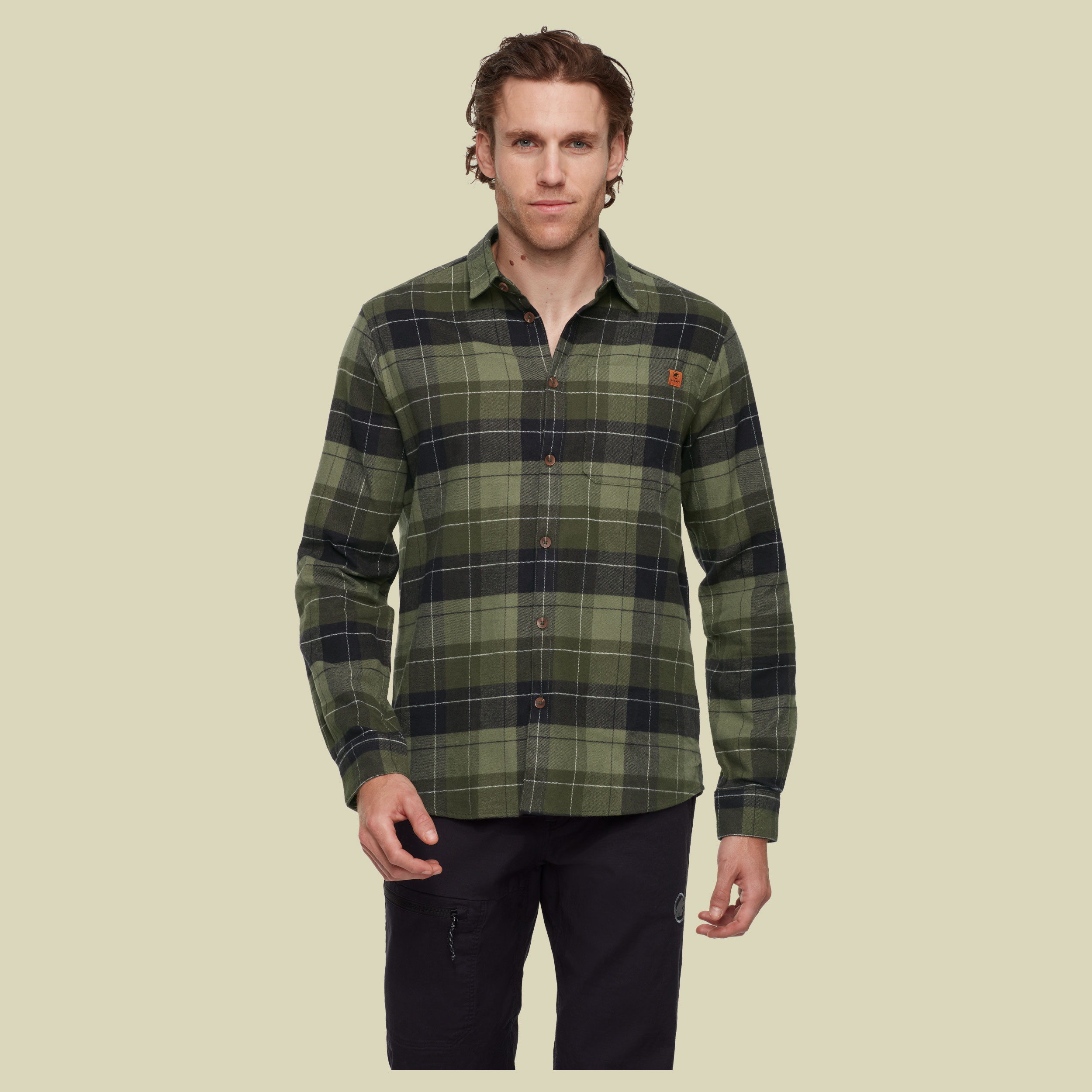 Trovat Longsleeve Shirt Men XXL grün - marsh-black