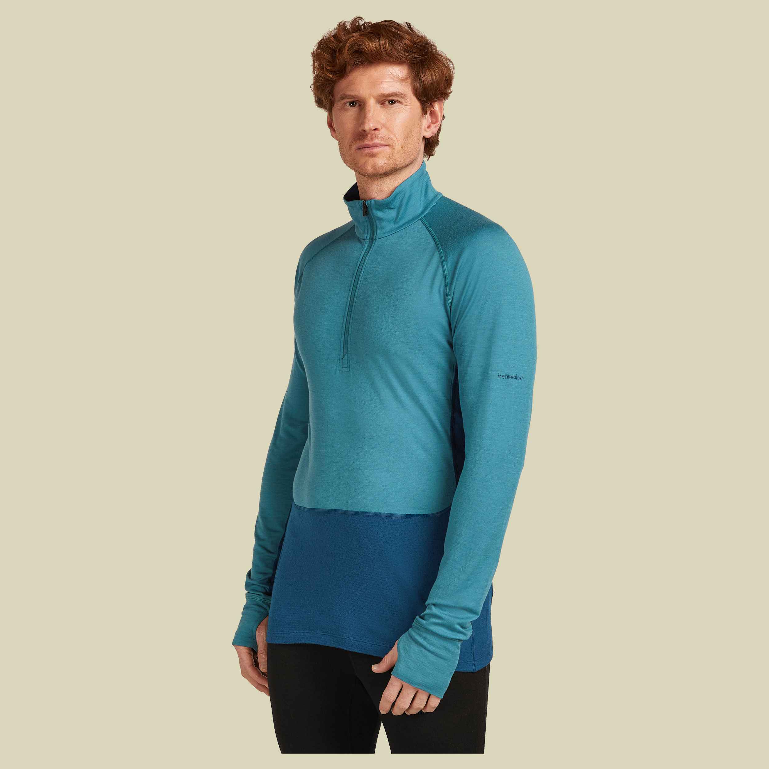 Merino 200 ZoneKnit™ LS Half Zip Men Merino 200 ZoneKnit™ LS Half Zip Men XL blau - atlantis/topaz/CB