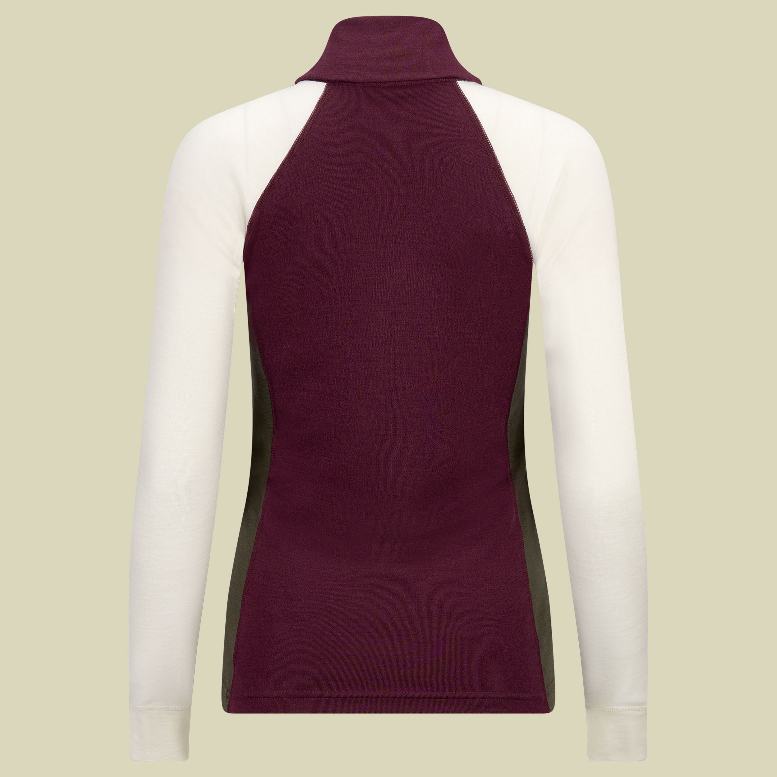 WarmWool Polo Women Größe S Farbe fig/tarmac/nature
