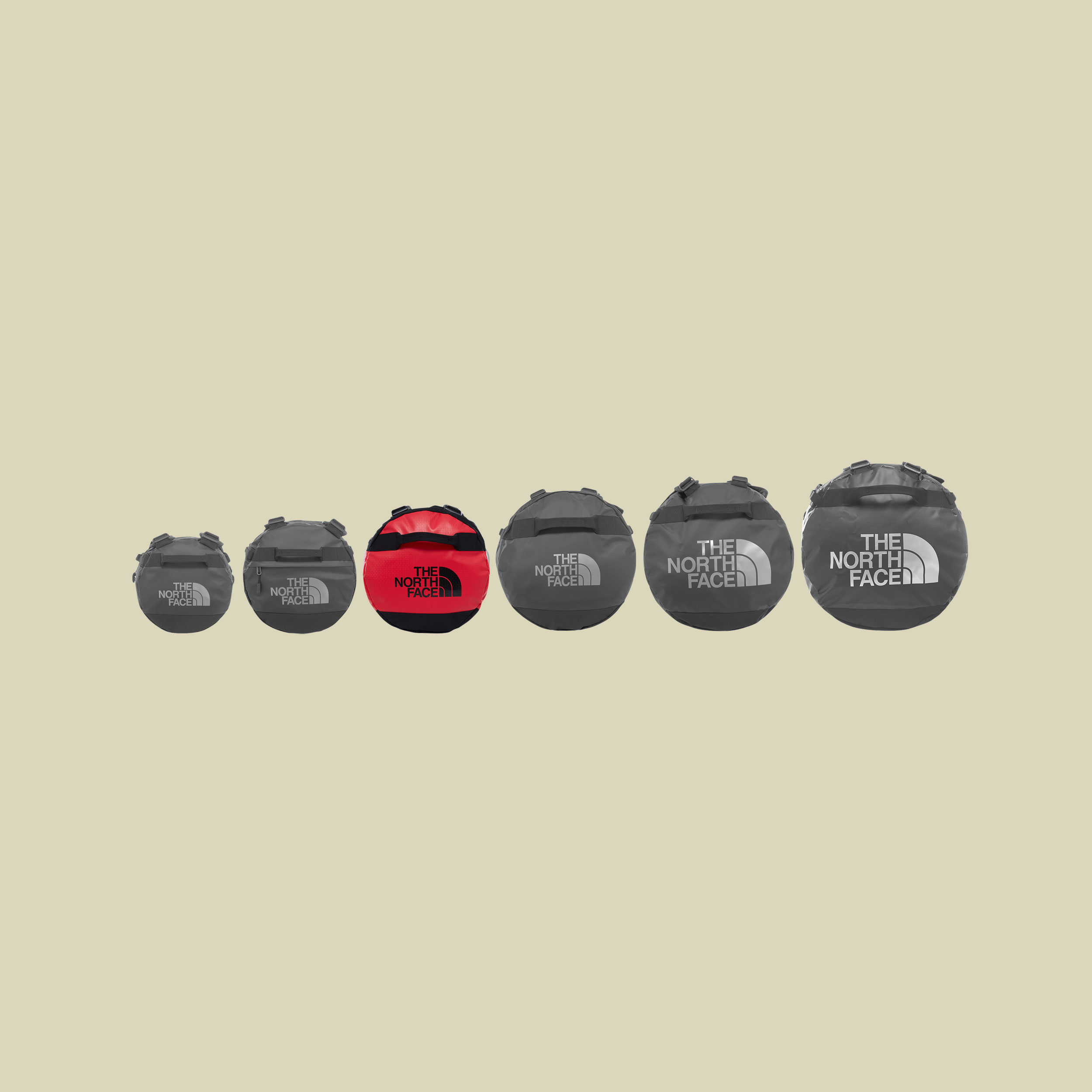 Base Camp Duffel M Volumen 71 Farbe tnf red - tnf black