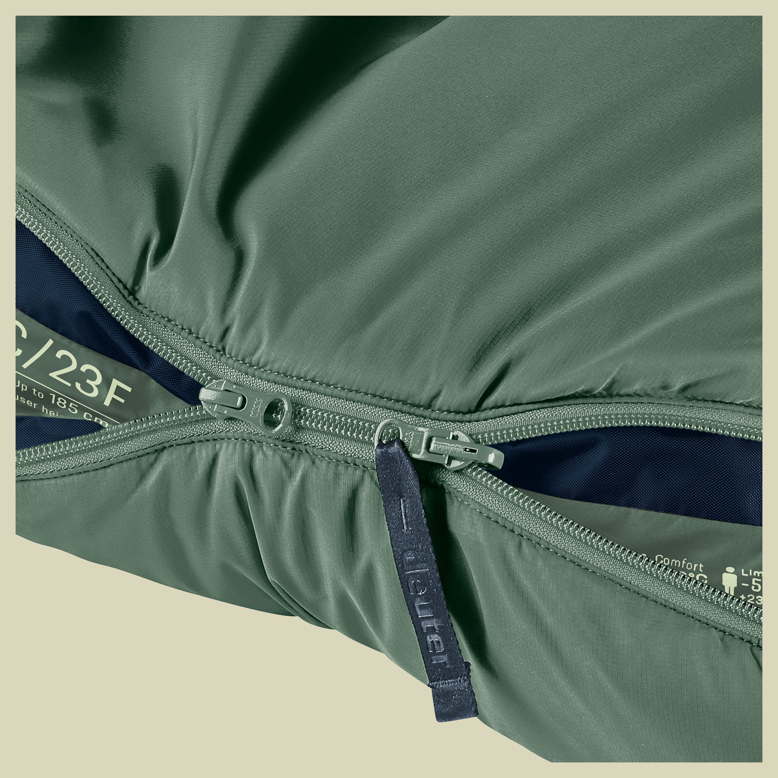 Orbit -5C bis Körpergröße 195cm RV links Farbe ivy-ink