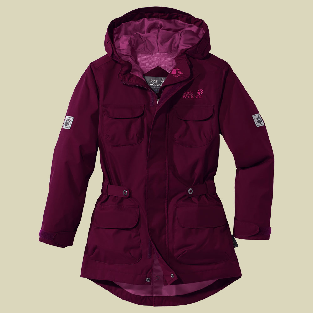 Girls Queens Coat Größe 140 Farbe dark berry