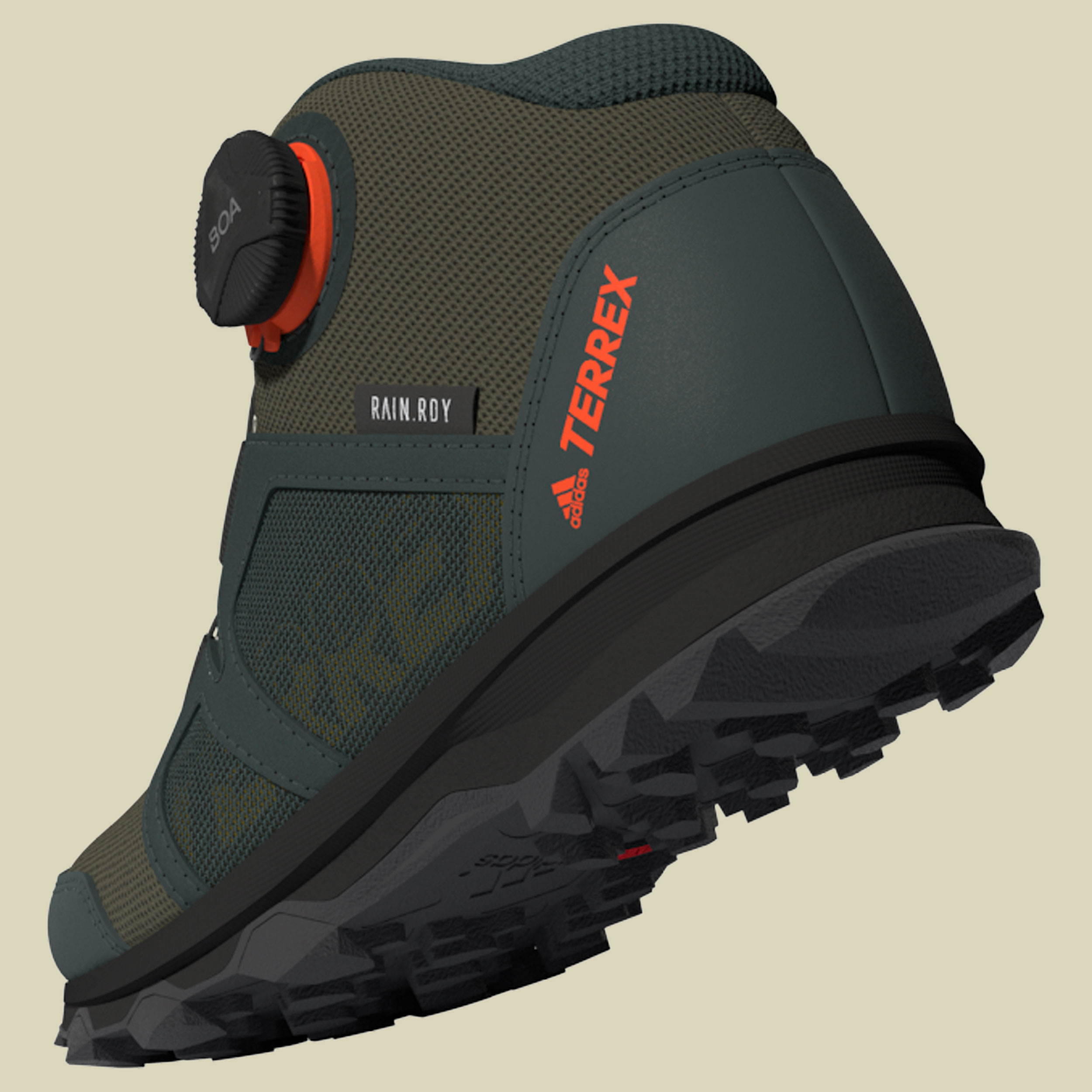 Terrex Boa Mid R.RDY Kids Größe 33 Farbe shadow green