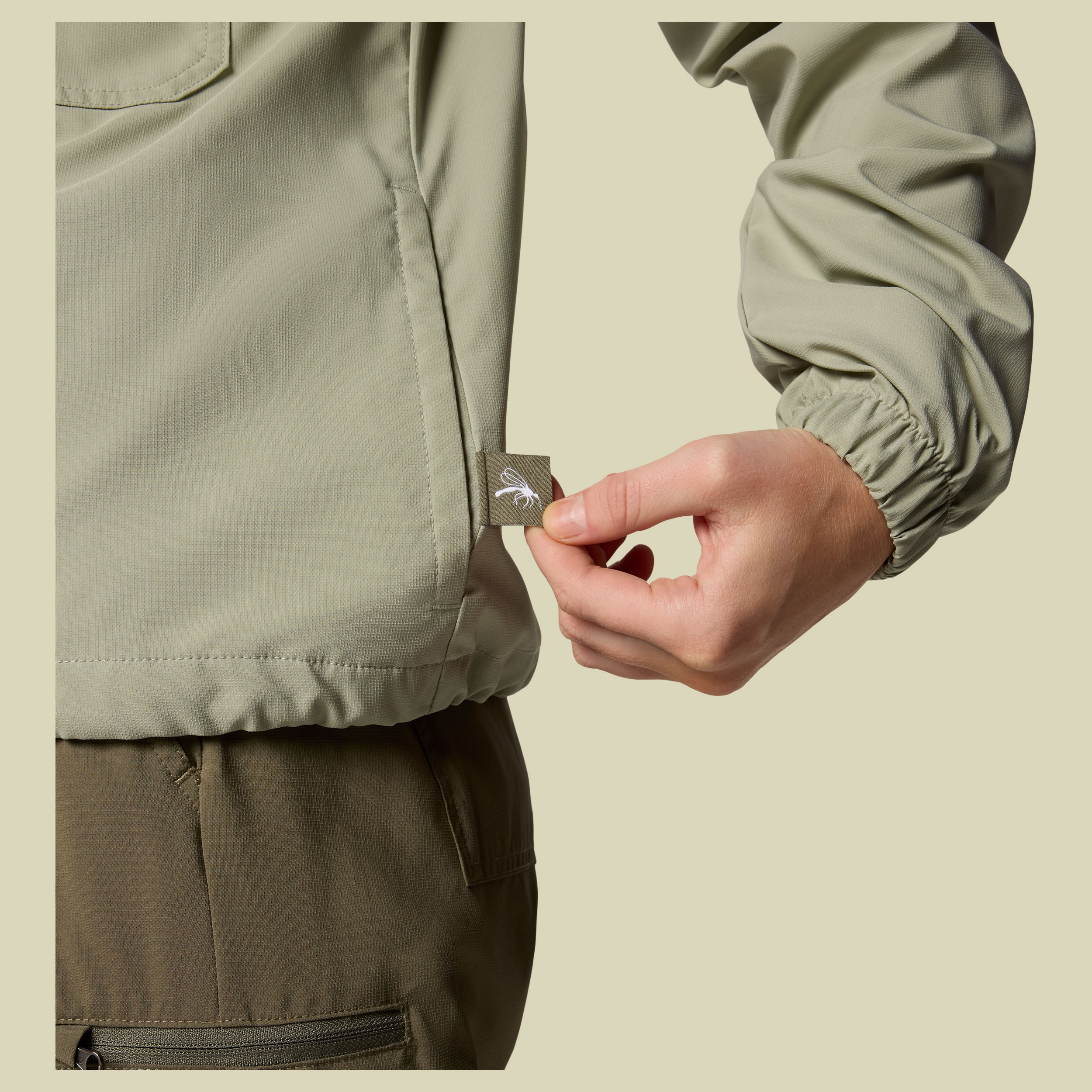 Skien Valley Hooded LS Women XL grün - safari